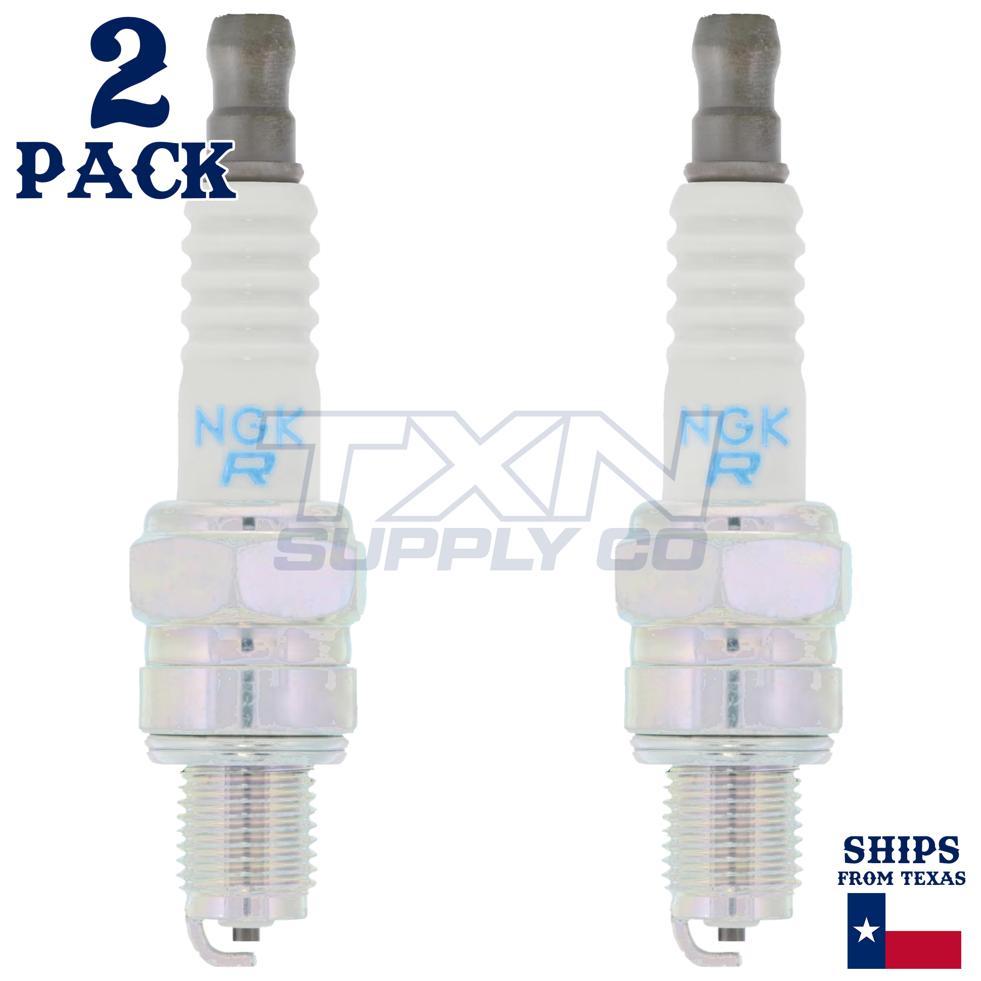 2 Pack Genuine NGK 6208 Nickel Spark Plug LR8B for KTM Husqvarna - Image 2