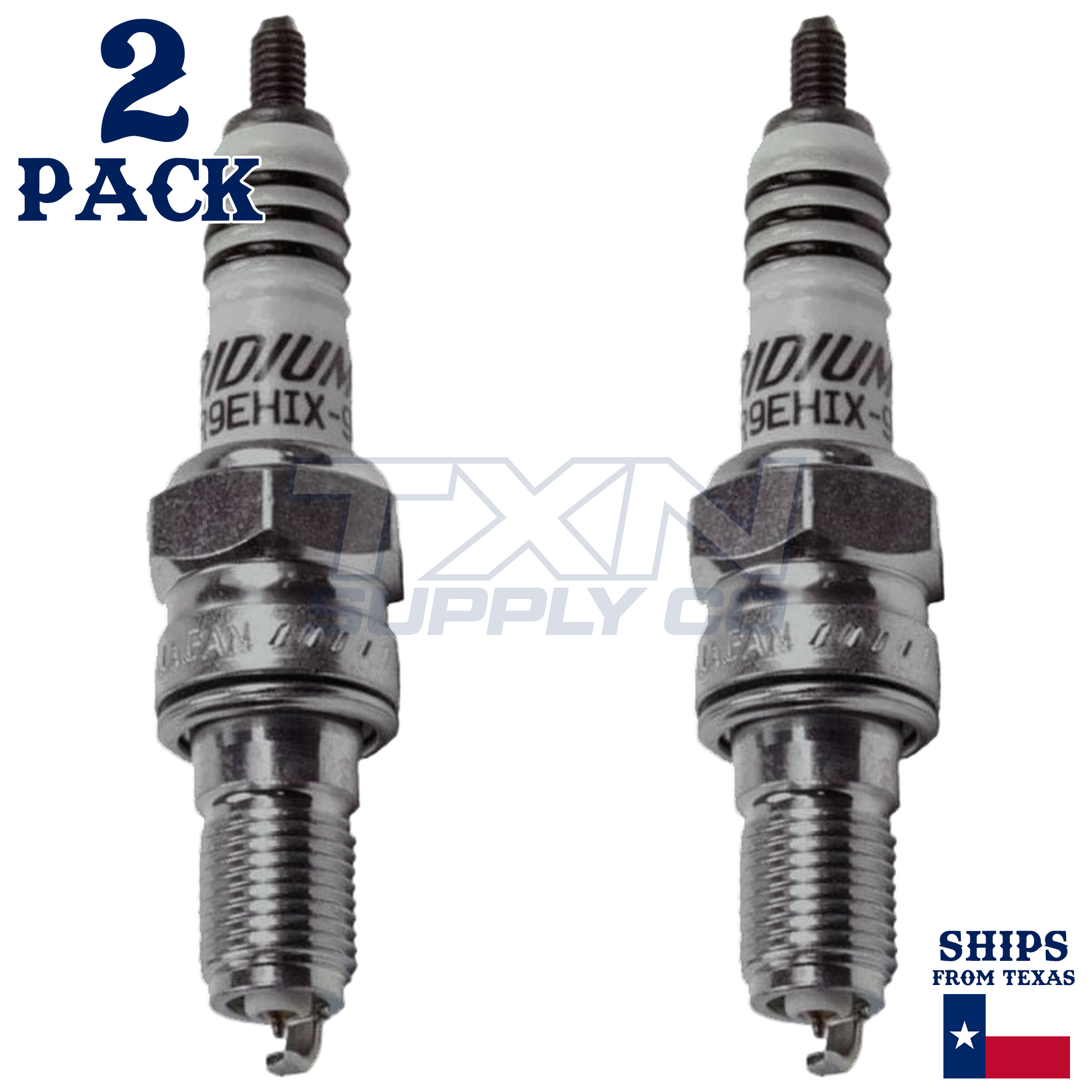 NGK 6216 CR9EHIX-9 Spark Plugs 2 Pack