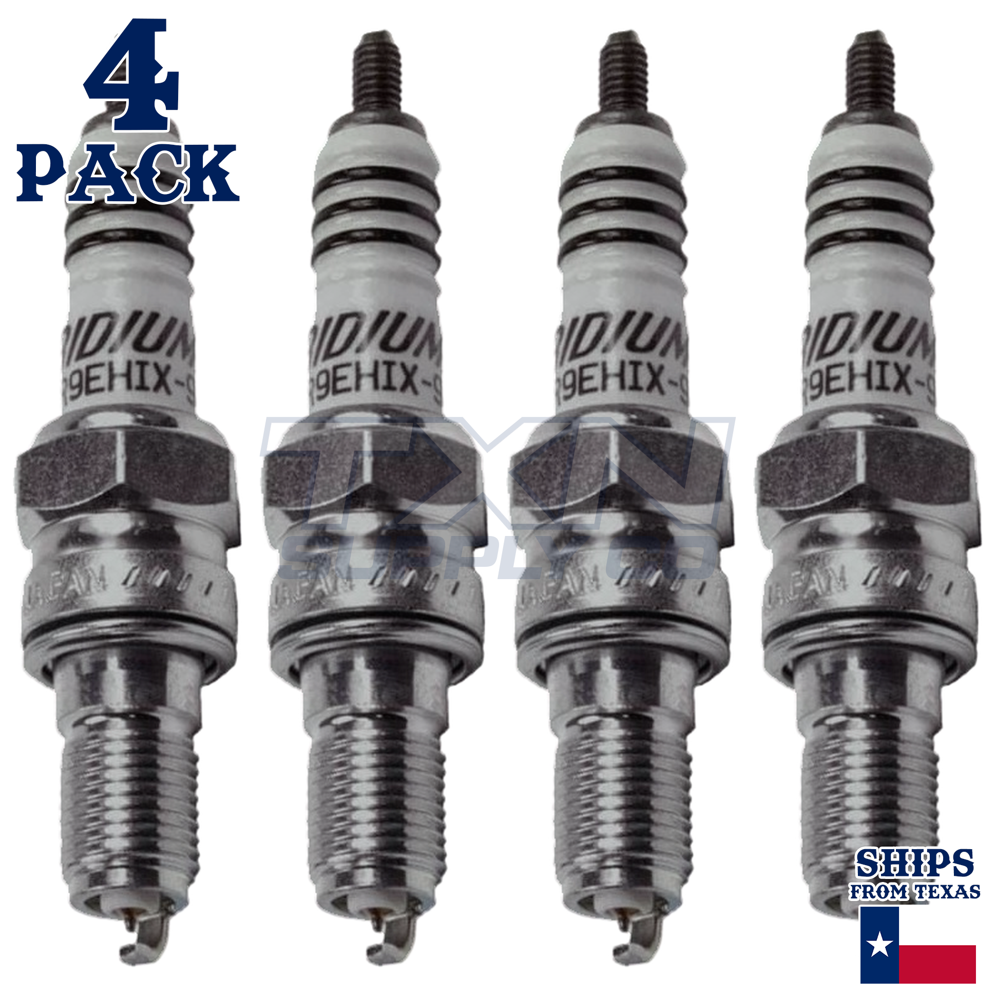 NGK 6216 CR9EHIX-9 Spark Plugs 4 Pack