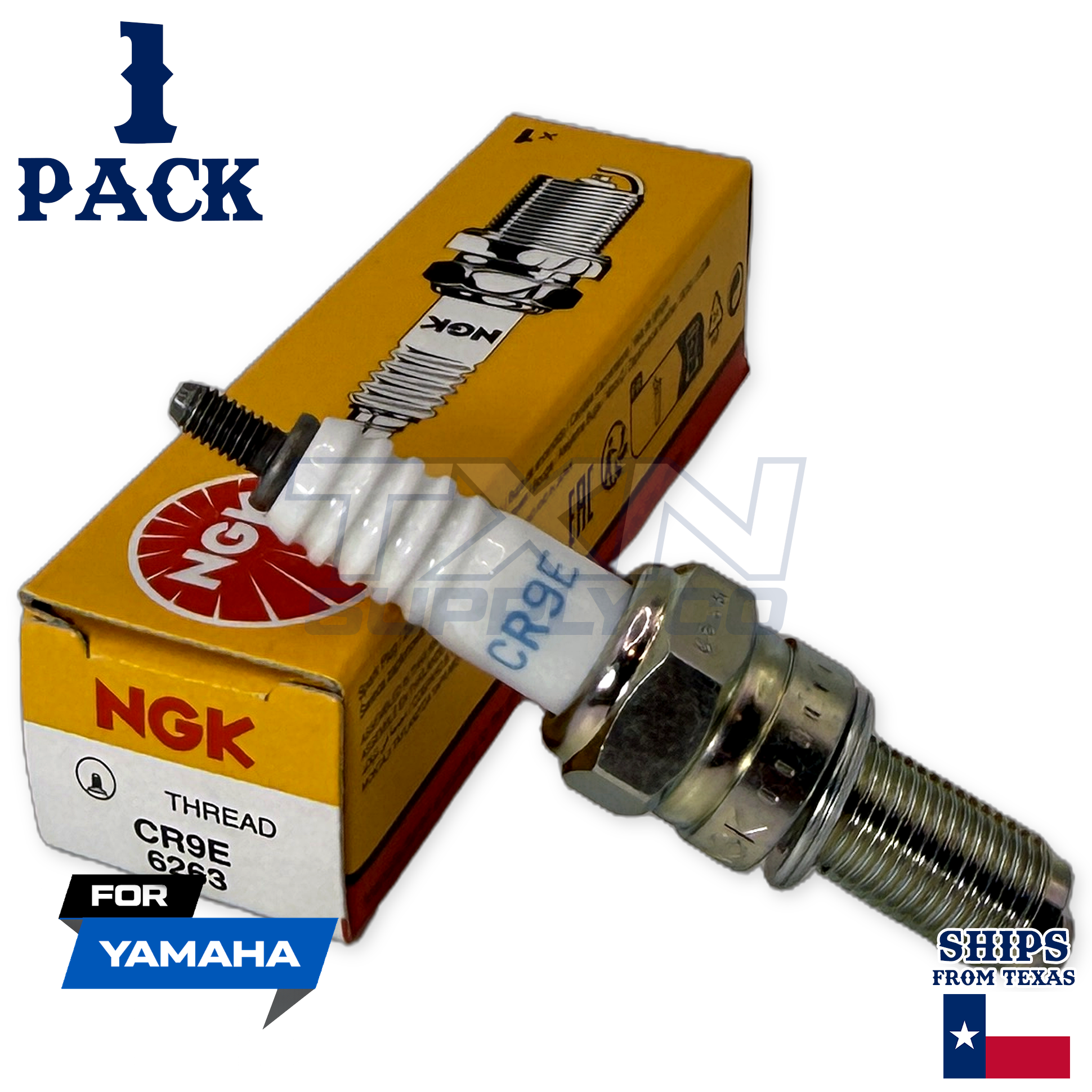 1 NGK Spark Plug - For TTR 250 Yamaha Motorcycle - Image 1