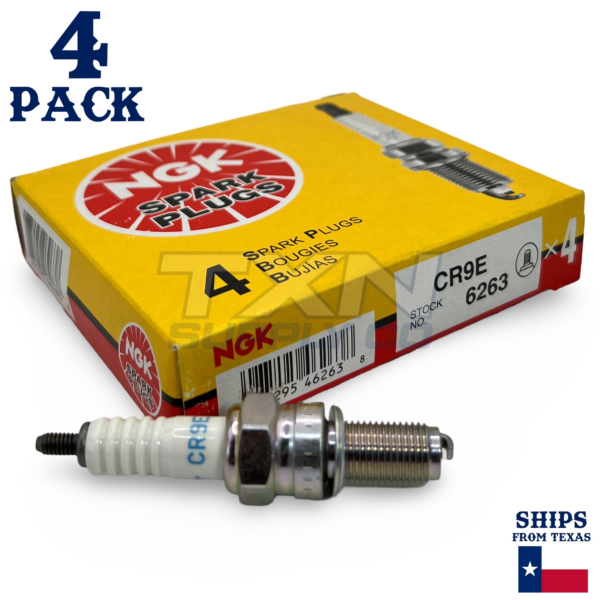 4 Pack NGK Spark Plug - For 2018-2024 FXBR Breakout Harley-Davidson - Image 1