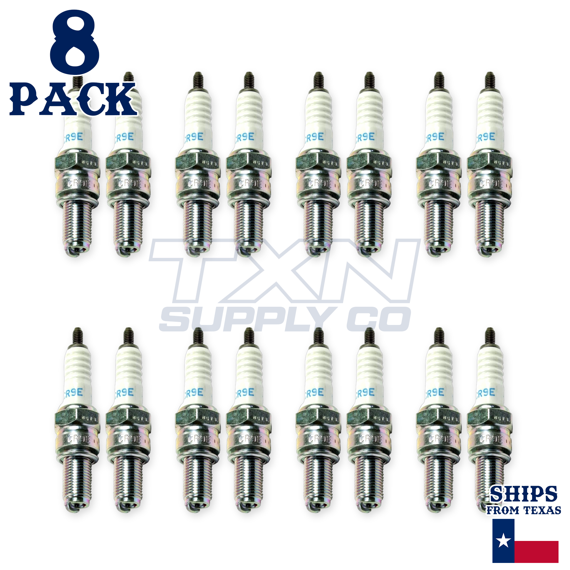 NGK 6263 Spark Plugs CR9E - 8 Pack - Image 2