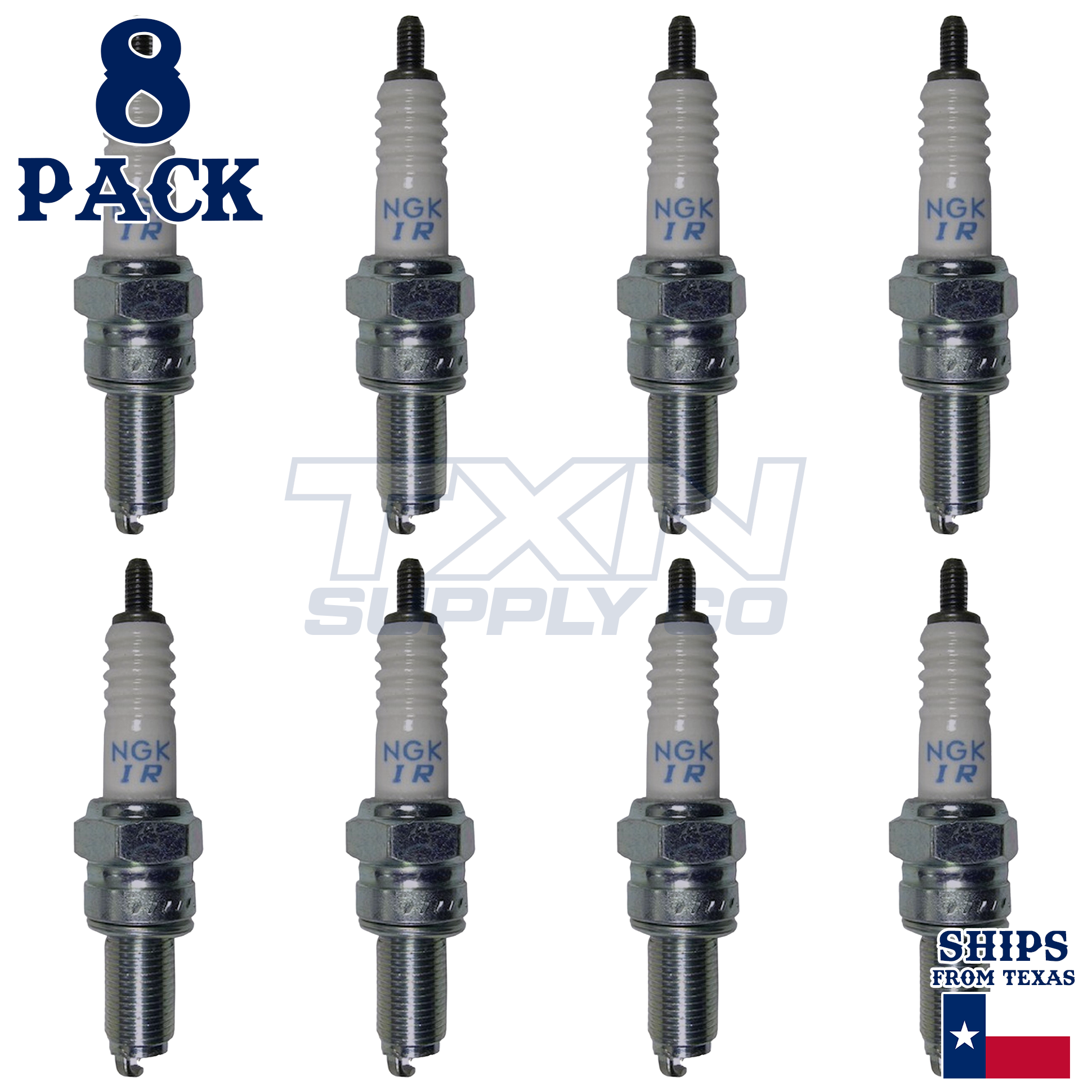 NGK 6289 CR9EIA-9 Spark Plugs 8 Pack