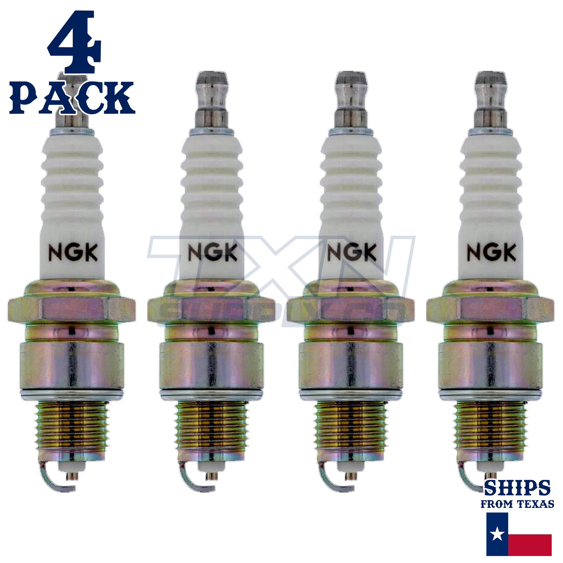 NGK 6326 Spark Plugs 4 Pack