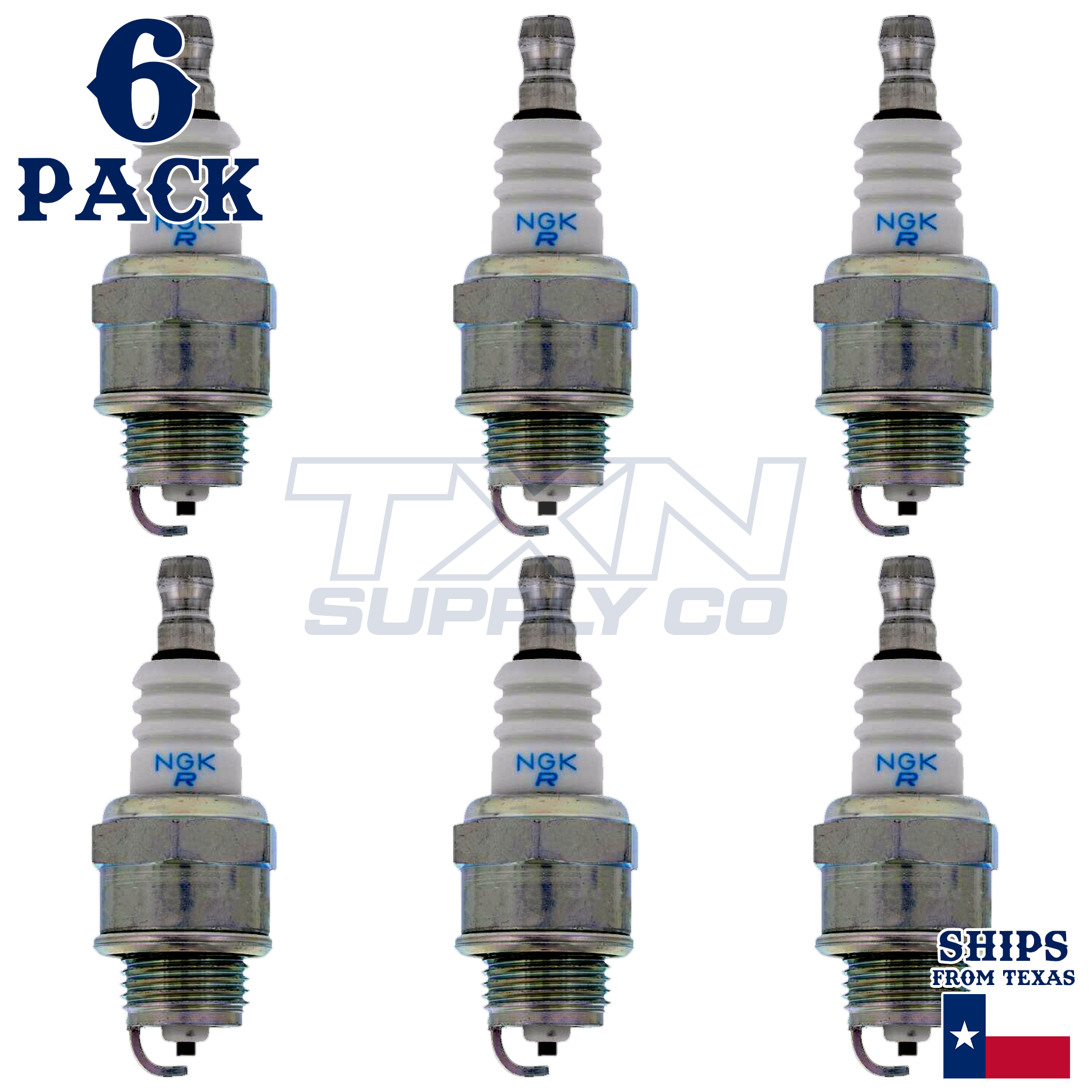 NGK 6328 Spark Plugs 6 Pack