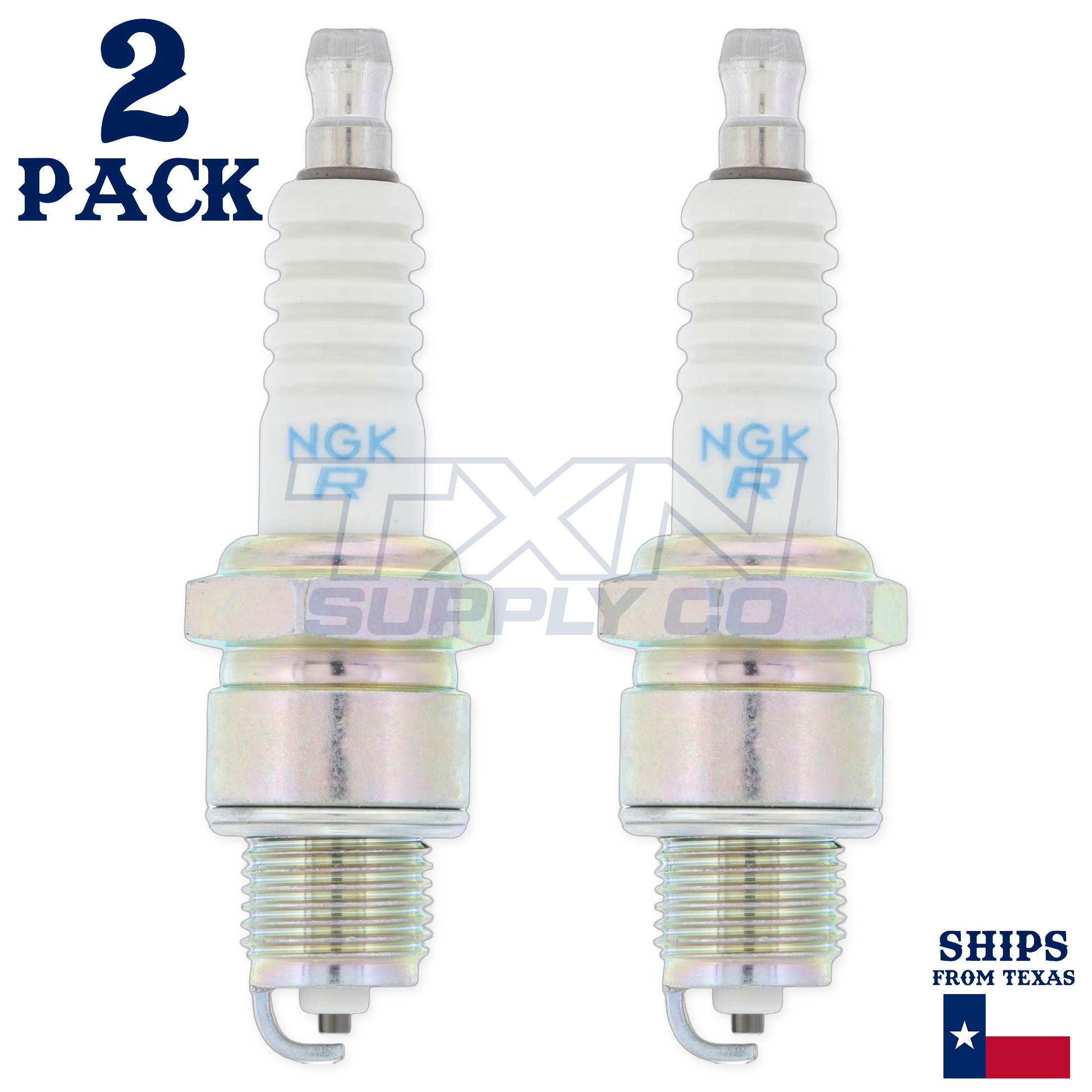 2 NGK Spark Plug - For 1994-1997 AH 100 Adresse Suzuki Motorcycle - Image 2