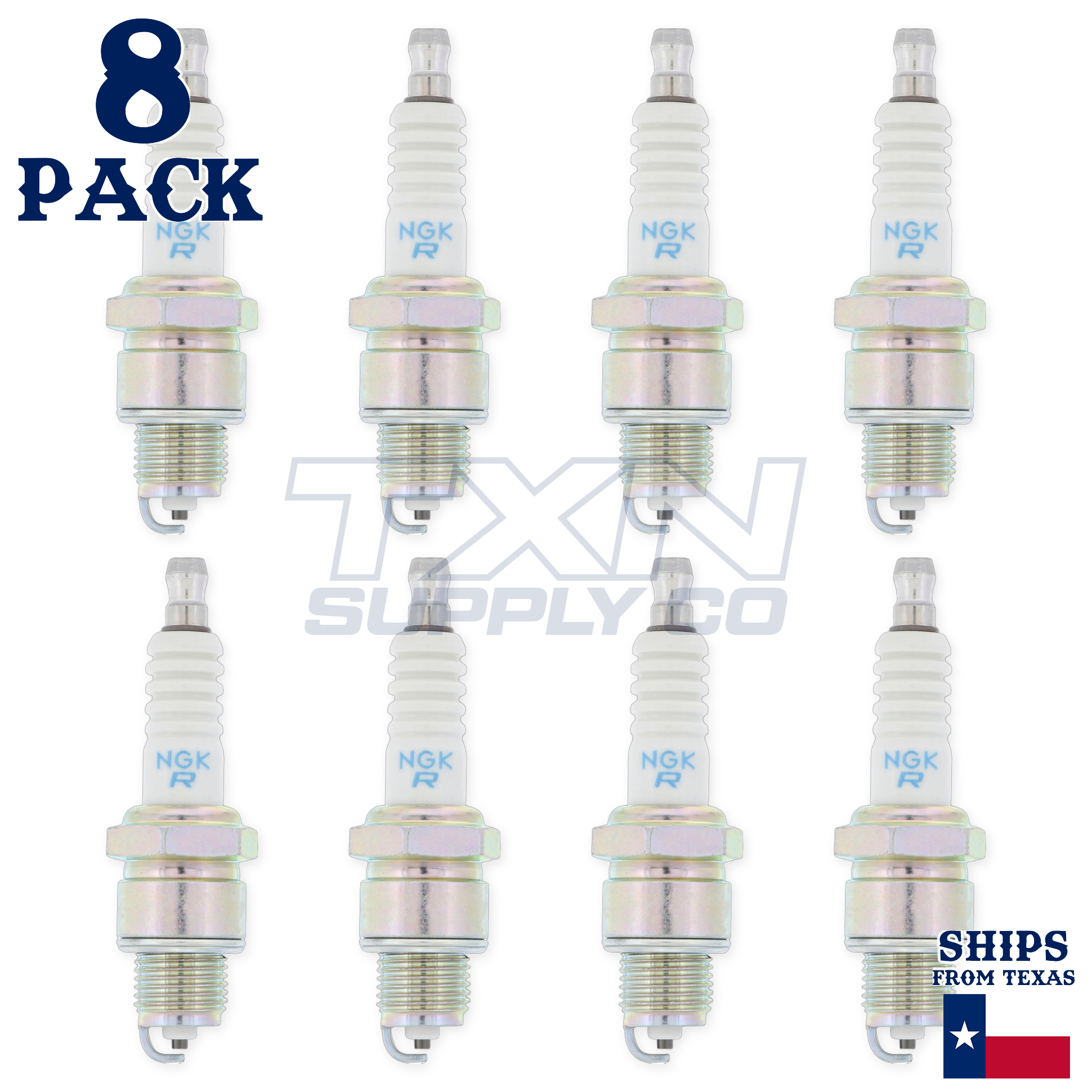 NGK 6422 Spark Plugs BPR7HS - 8 Pack - Image 2