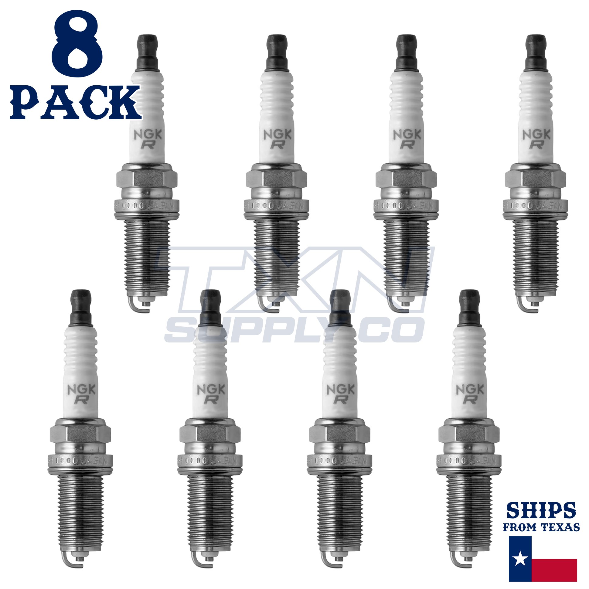 8 NGK Spark Plugs - For Mariner 175 V175 A918689 V6 Outboard Motor - Image 2