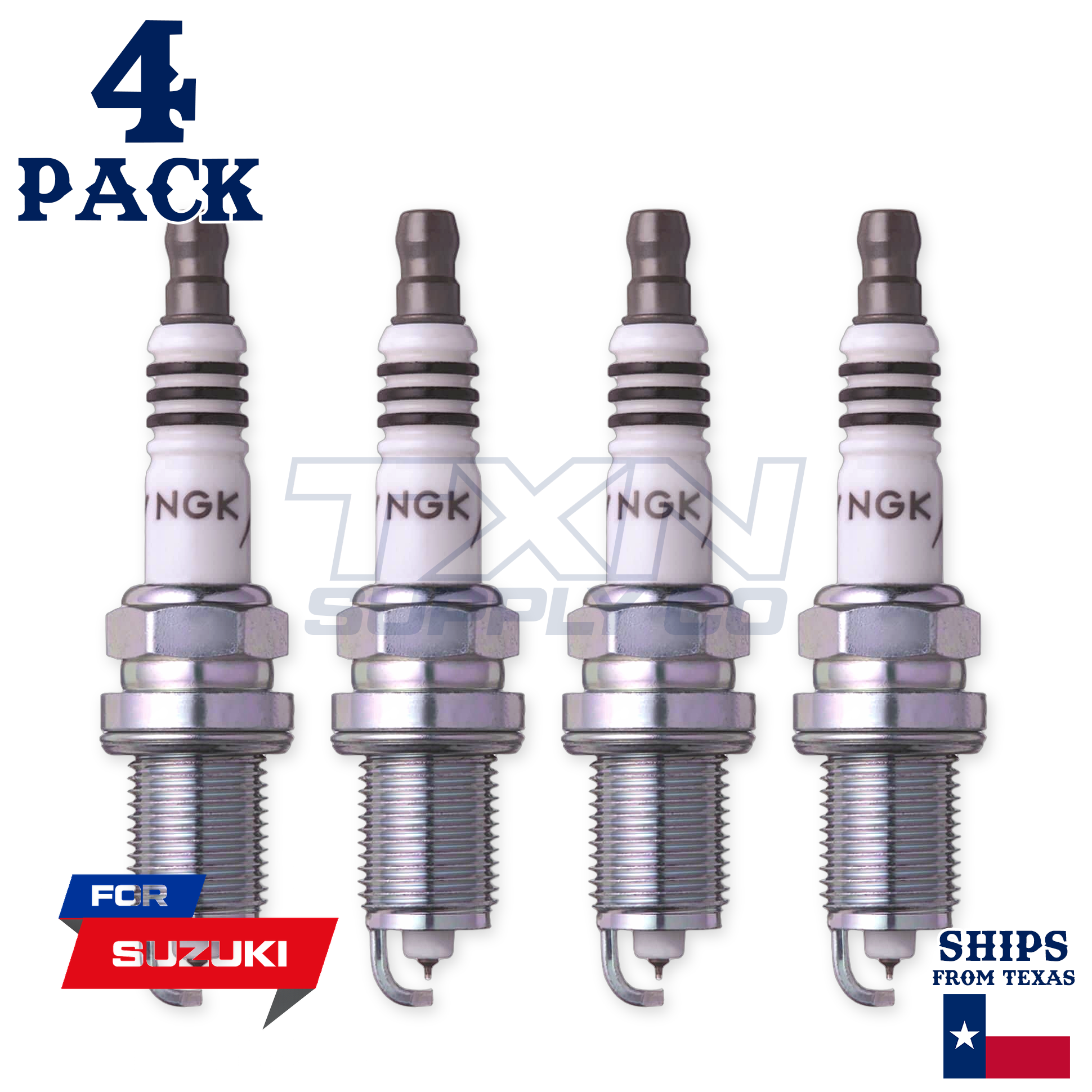 4 Pack NGK Iridium IX Spark Plugs 2009-2010 for Suzuki Swift+ L4-1.6L - Image 1