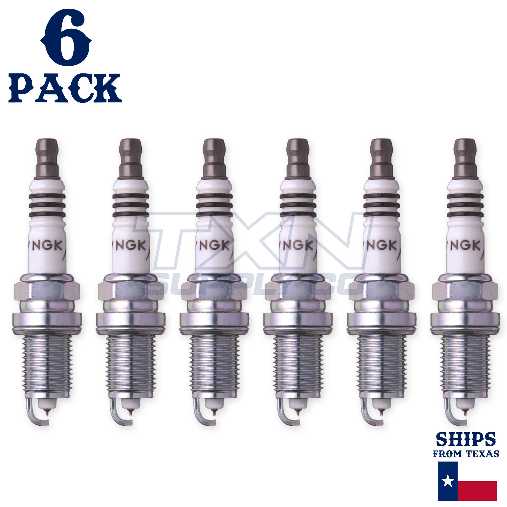 6 Pack NGK Iridium IX Spark Plugs 1999-2003 for Dodge Ram 1500 Van V6-3.9L - Image 1