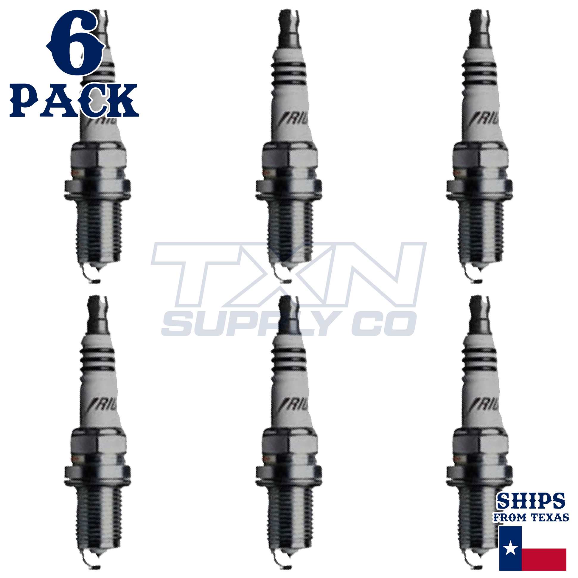 NGK 6502 IFR5L11 Spark Plugs 6 Pack