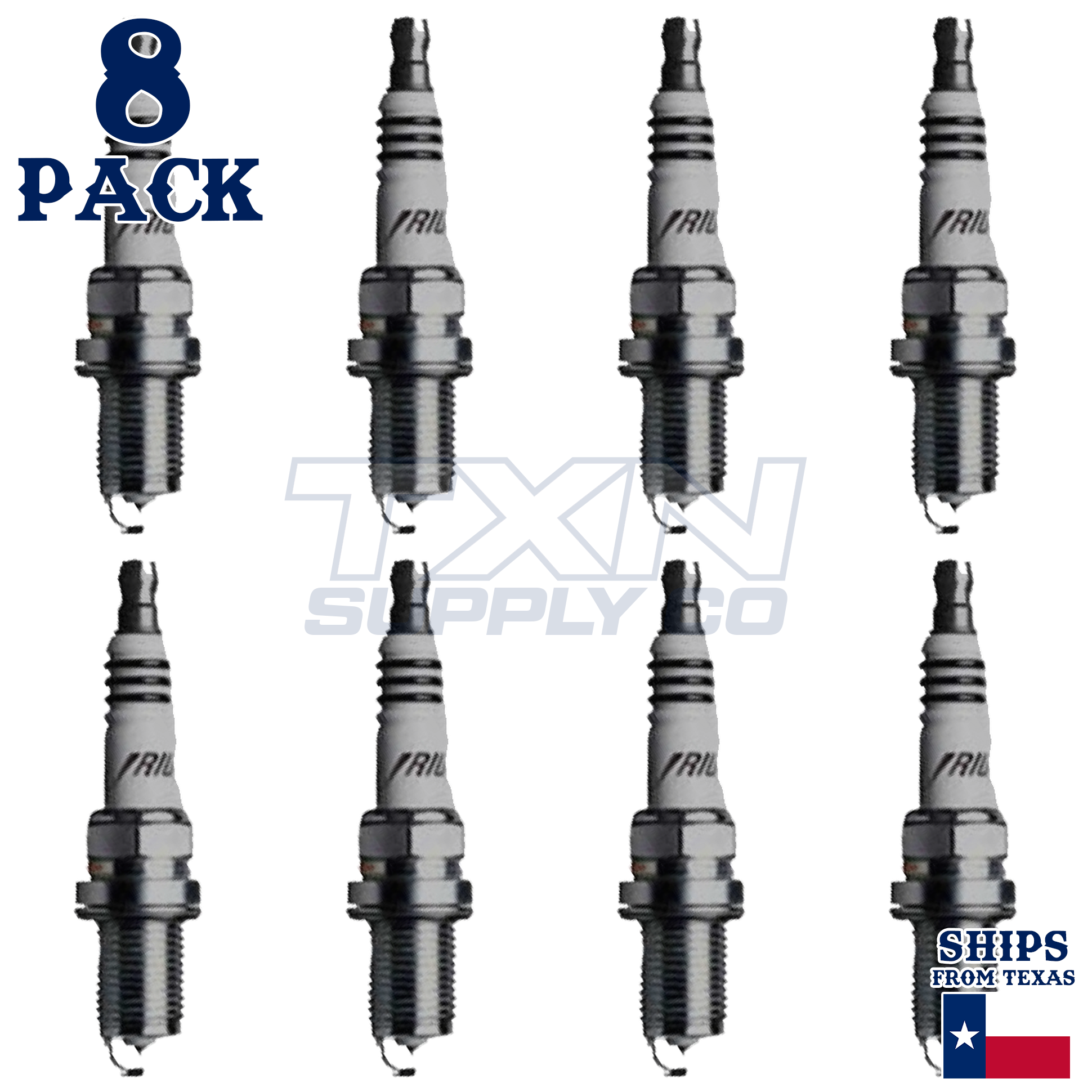 NGK 6502 IFR5L11 Spark Plugs 8 Pack