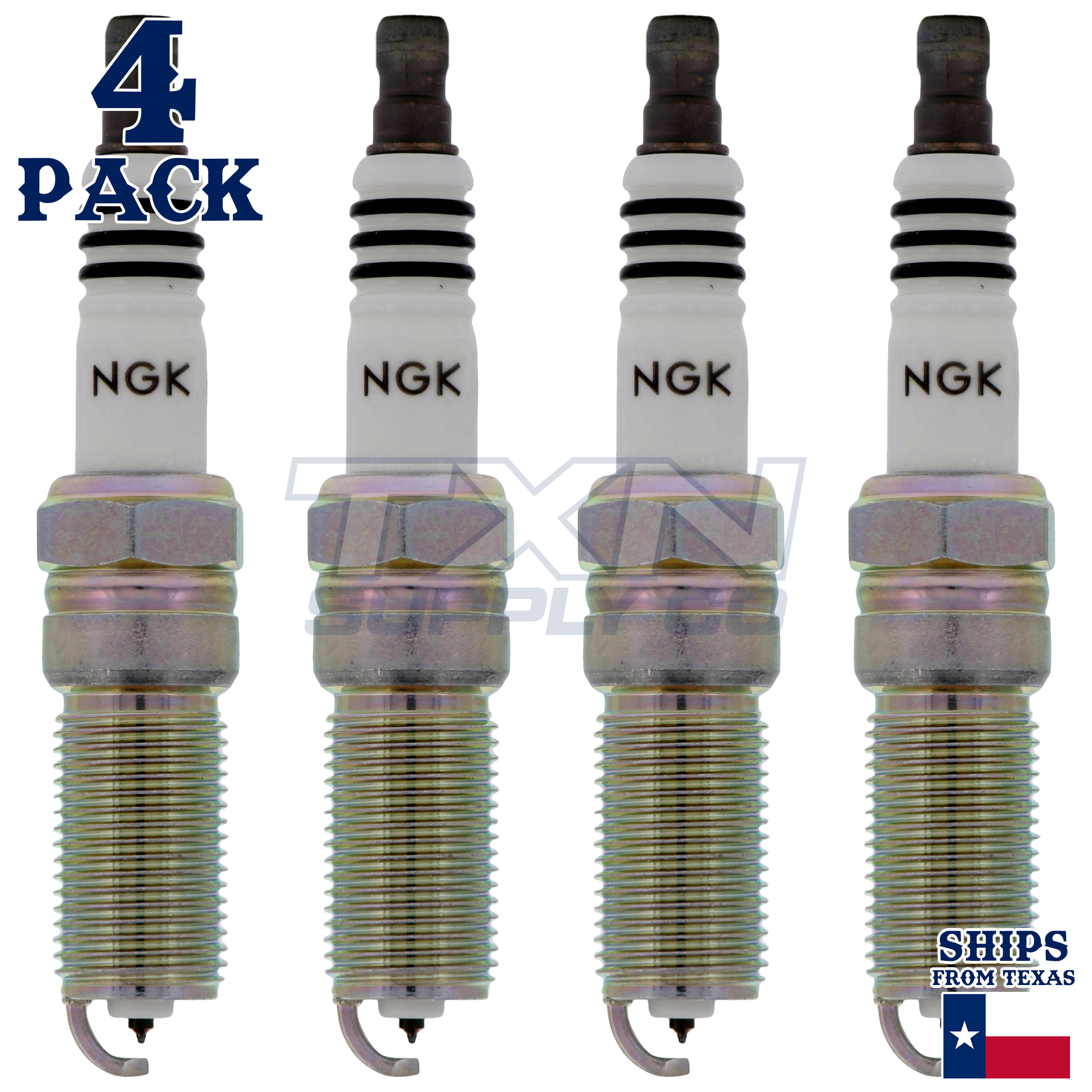 NGK 6509 Spark Plugs 4 Pack