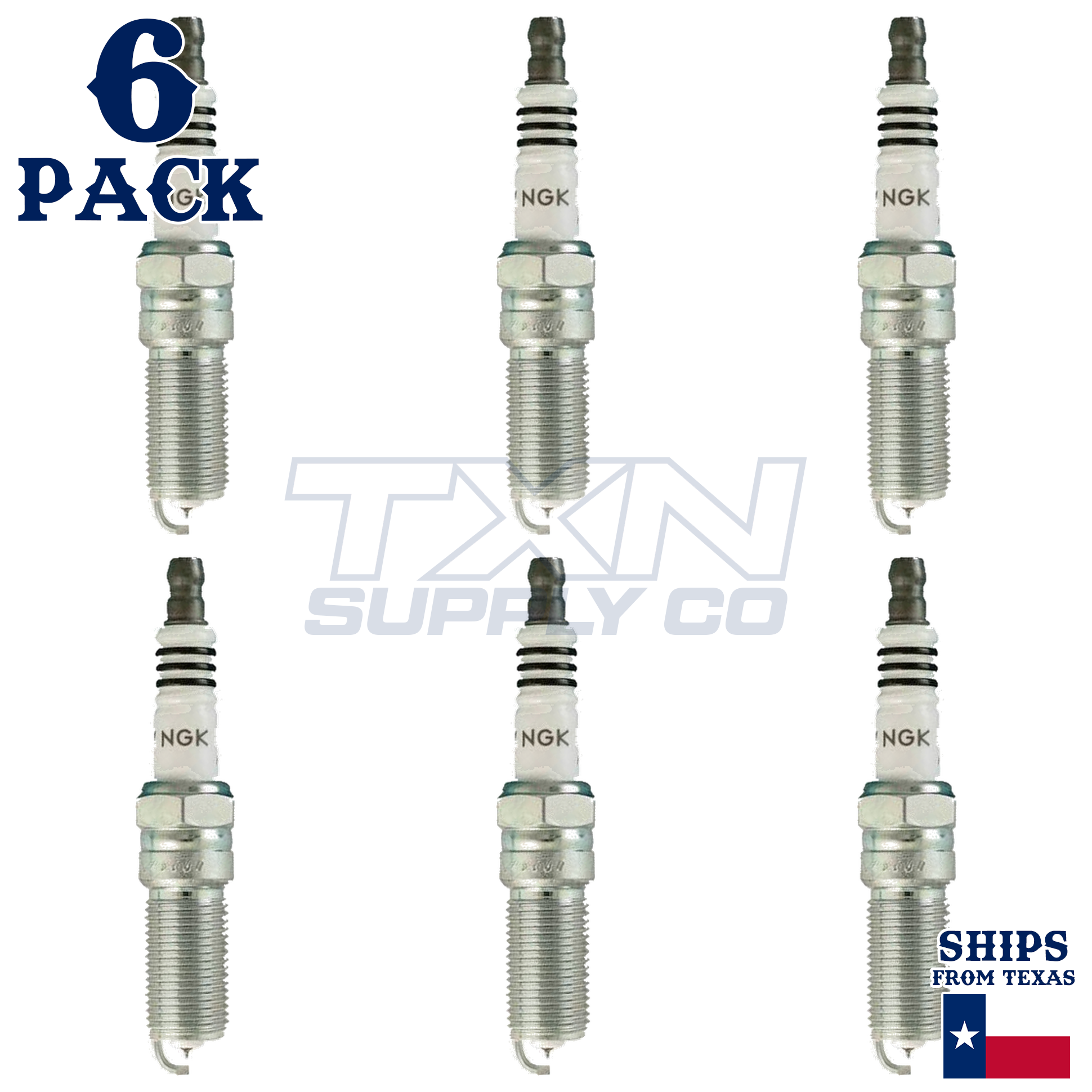 6 Pack Spark Plugs NGK Iridium IX 2004-2014 Cadillac SRX 3.0L 2.8L 3.6L V6 - Image 1