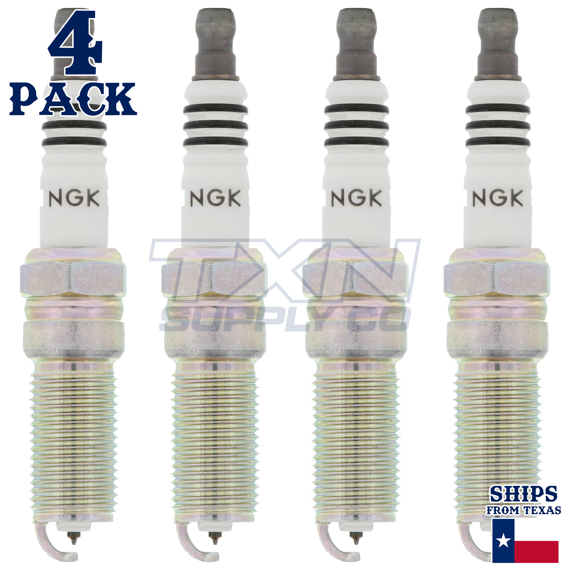 4 Pack NGK Iridium IX 6510 Spark Plugs LTR7IX-11 - Image 1