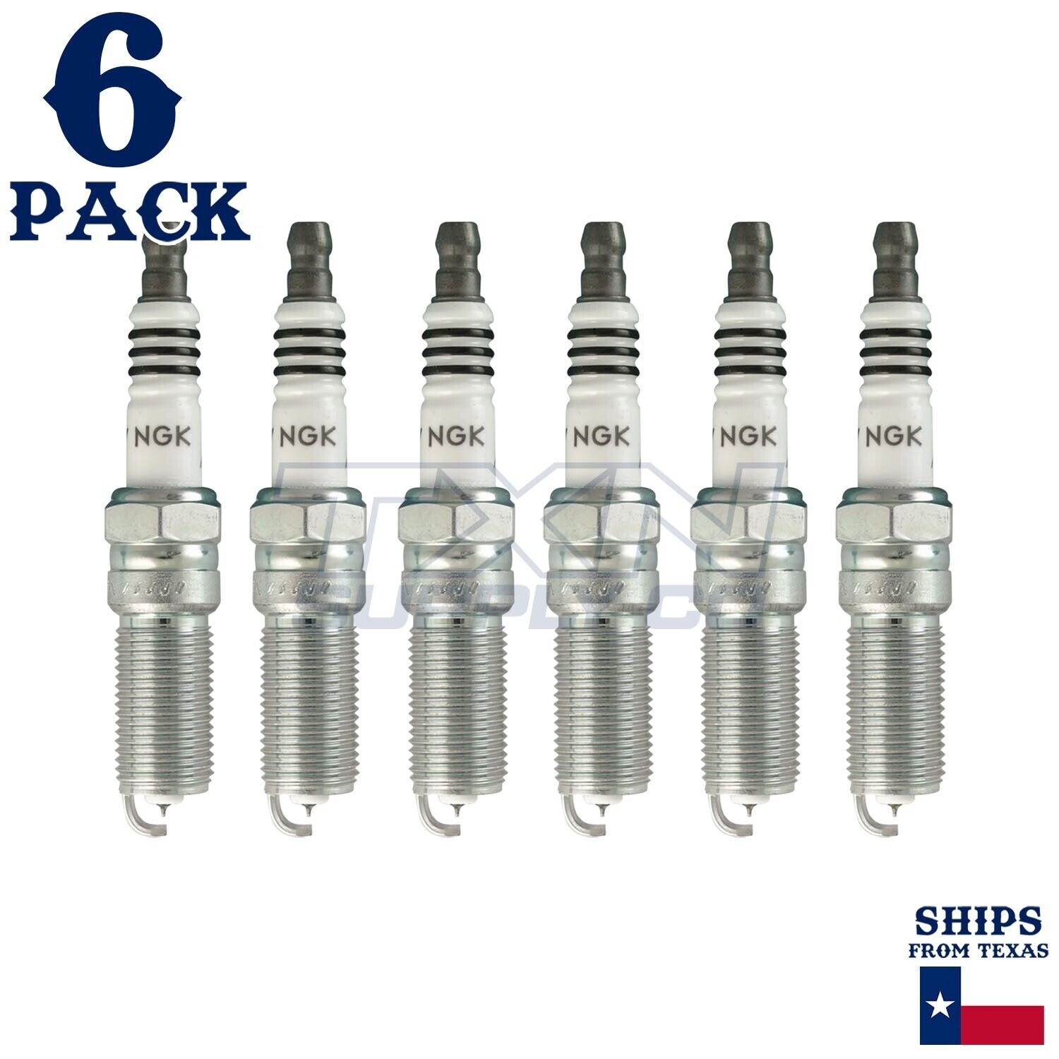 6 Pack NGK Iridium IX Spark Plugs 2014 for Cadillac CTS V6 3.6L - Image 1