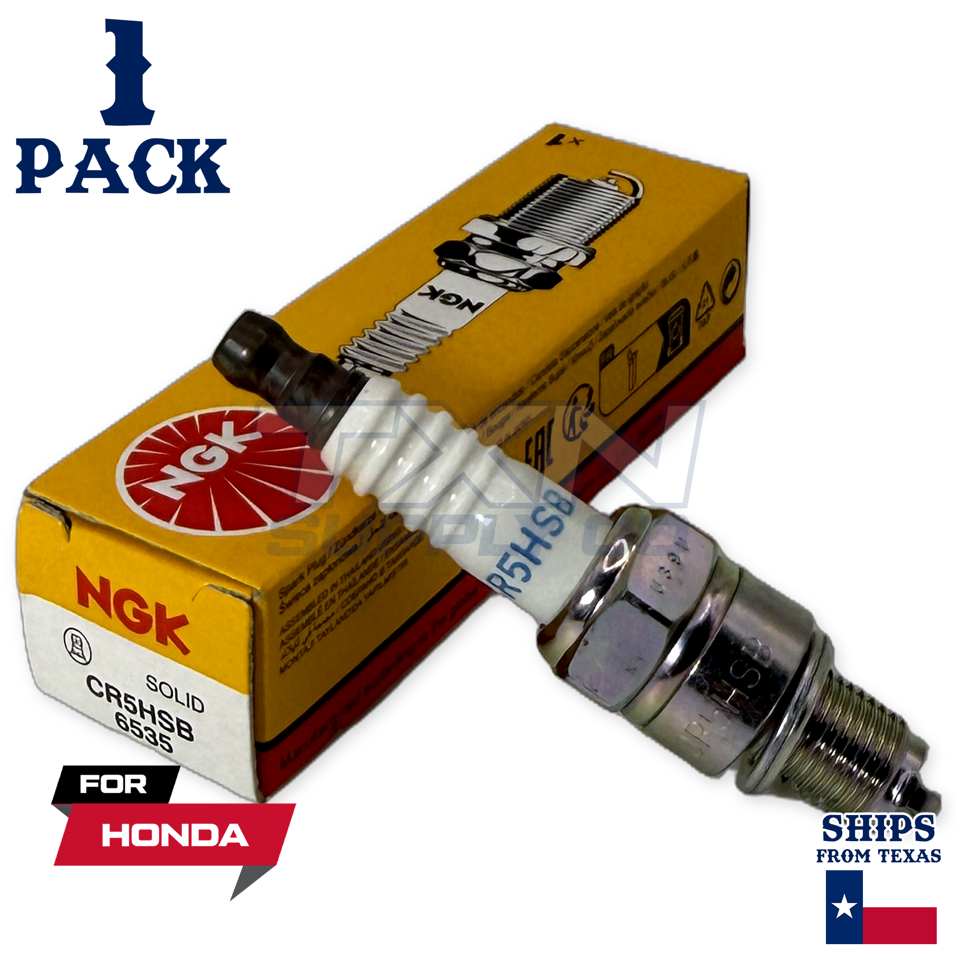 1 Pack NGK Spark Plug - For Honda WX15 Water Pump