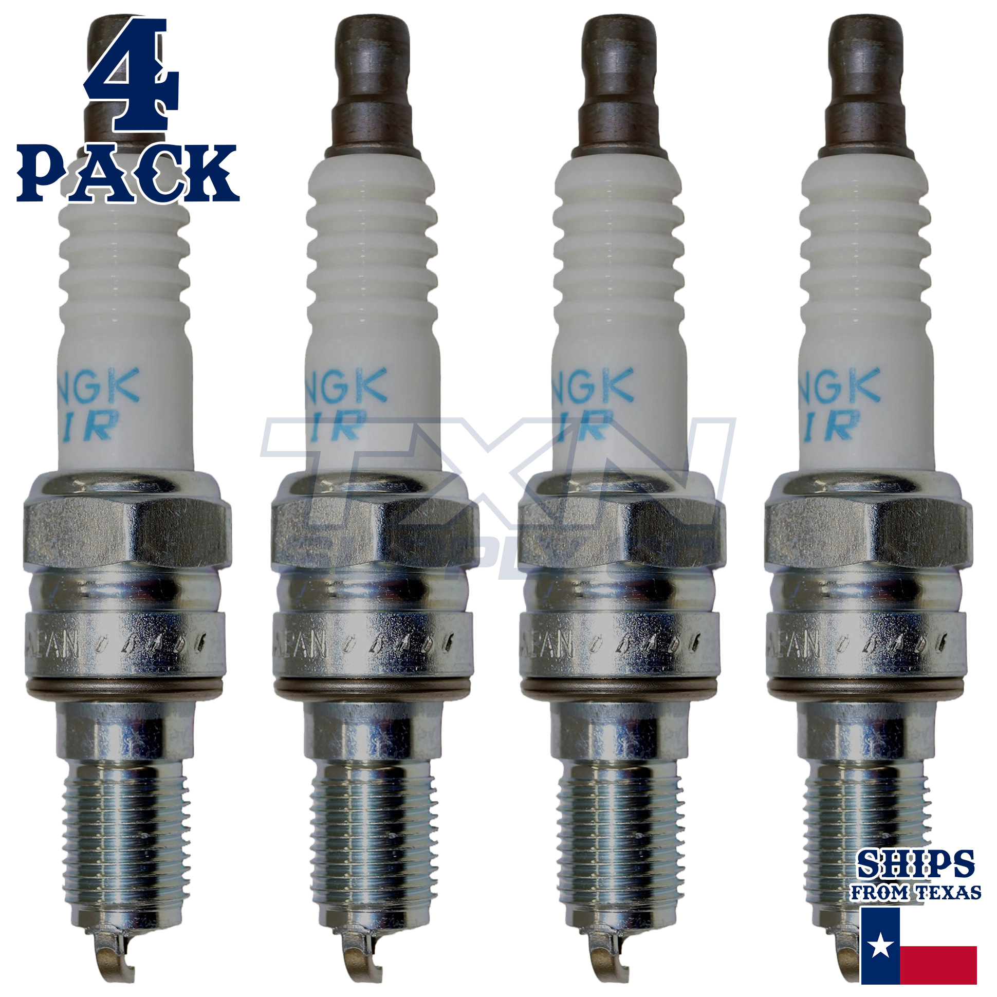 NGK 6544 IMR9D-9H Spark Plugs 4 Pack