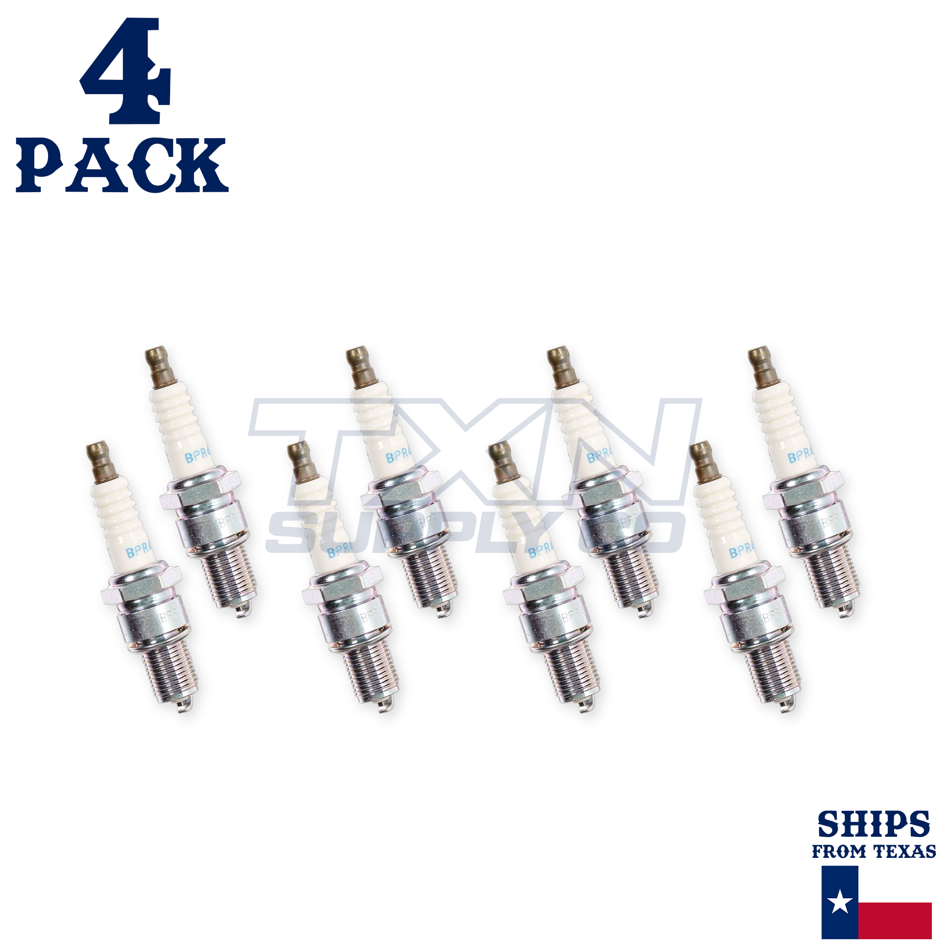 NGK 6578 Spark Plugs BPR4ES - 4 Pack - Image 2