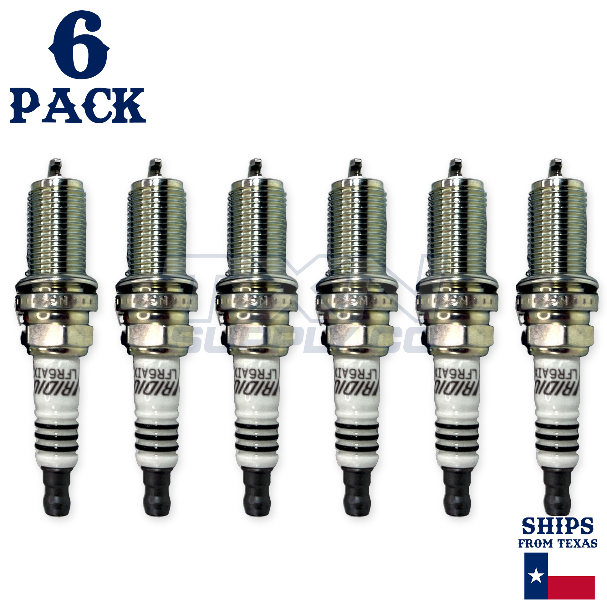 6 Pack NGK Iridium IX Spark Plugs 2010-2015 for Lexus RX450H 3.5L V6 - Image 1