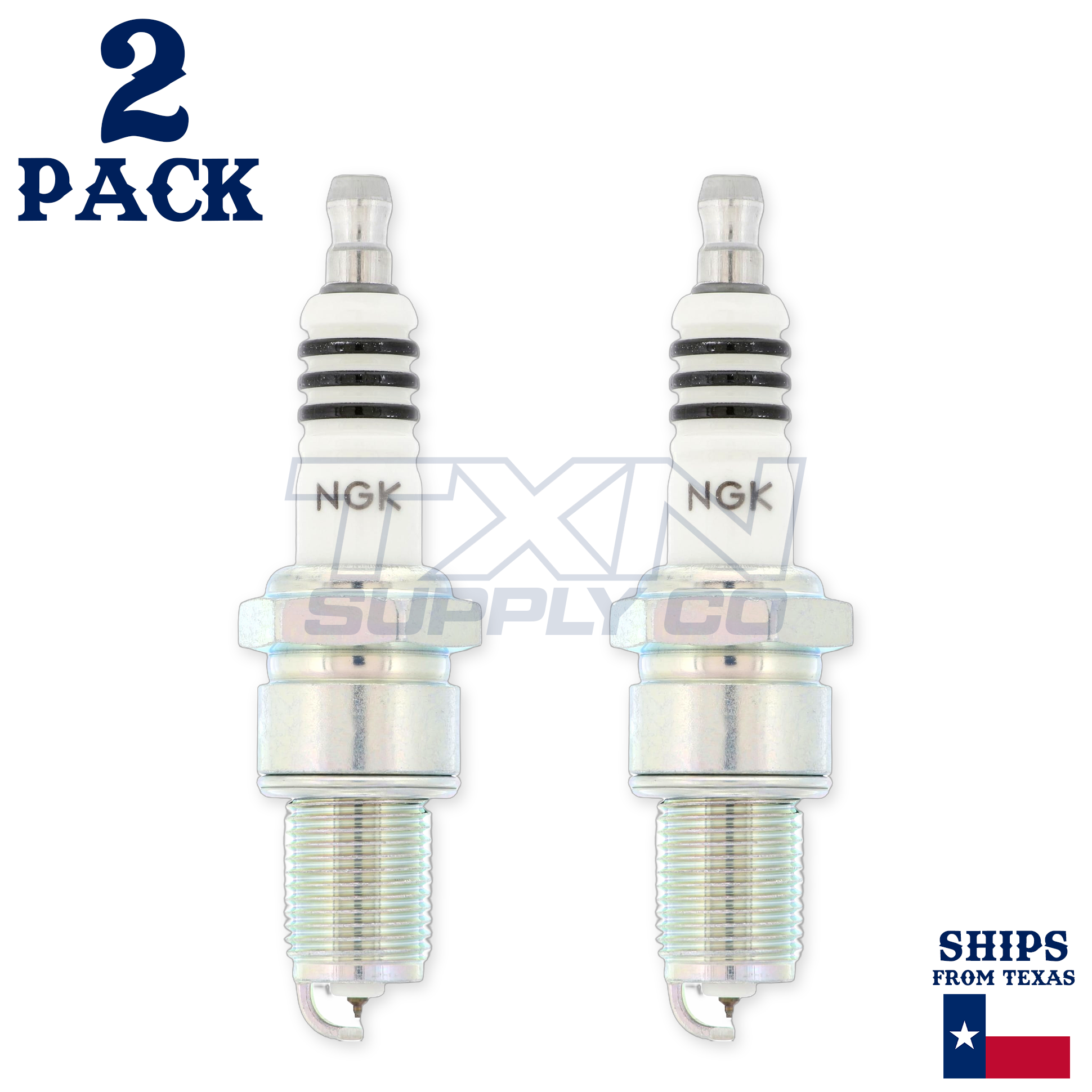 2 Pack NGK 6637 Iridium IX Spark Plugs BPR6EIX - Image 2