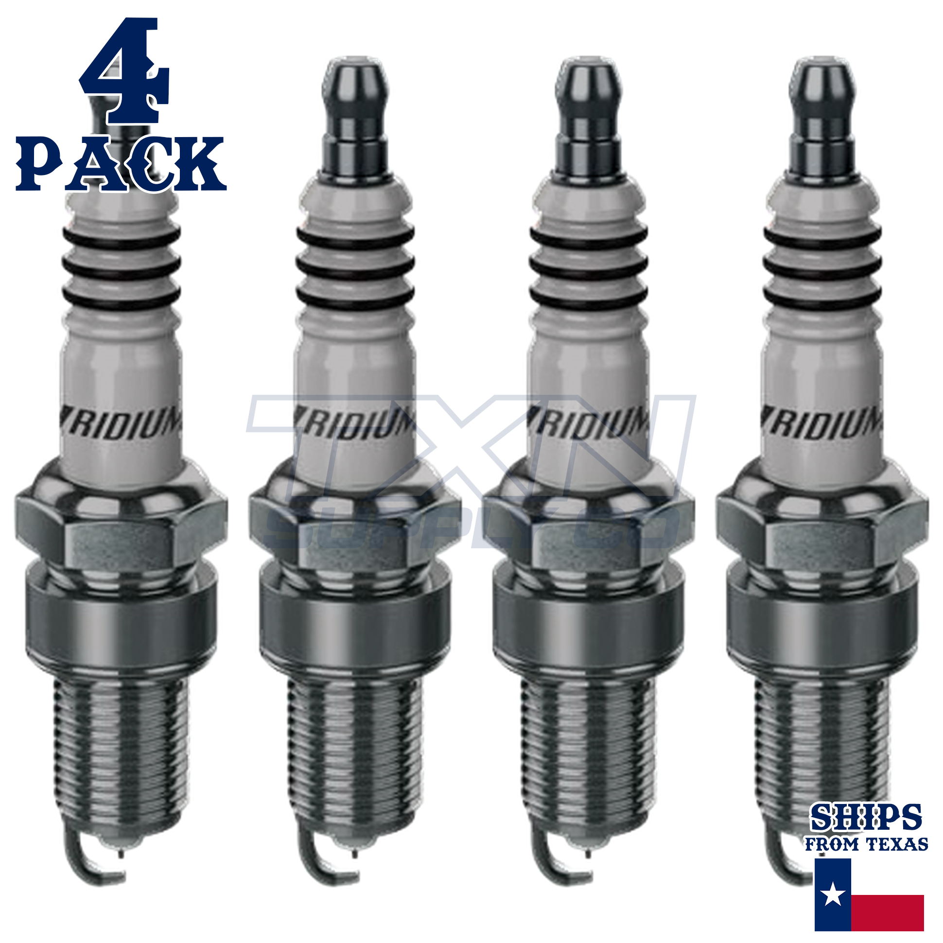 NGK 6664 BR7EIX Spark Plugs 4 Pack