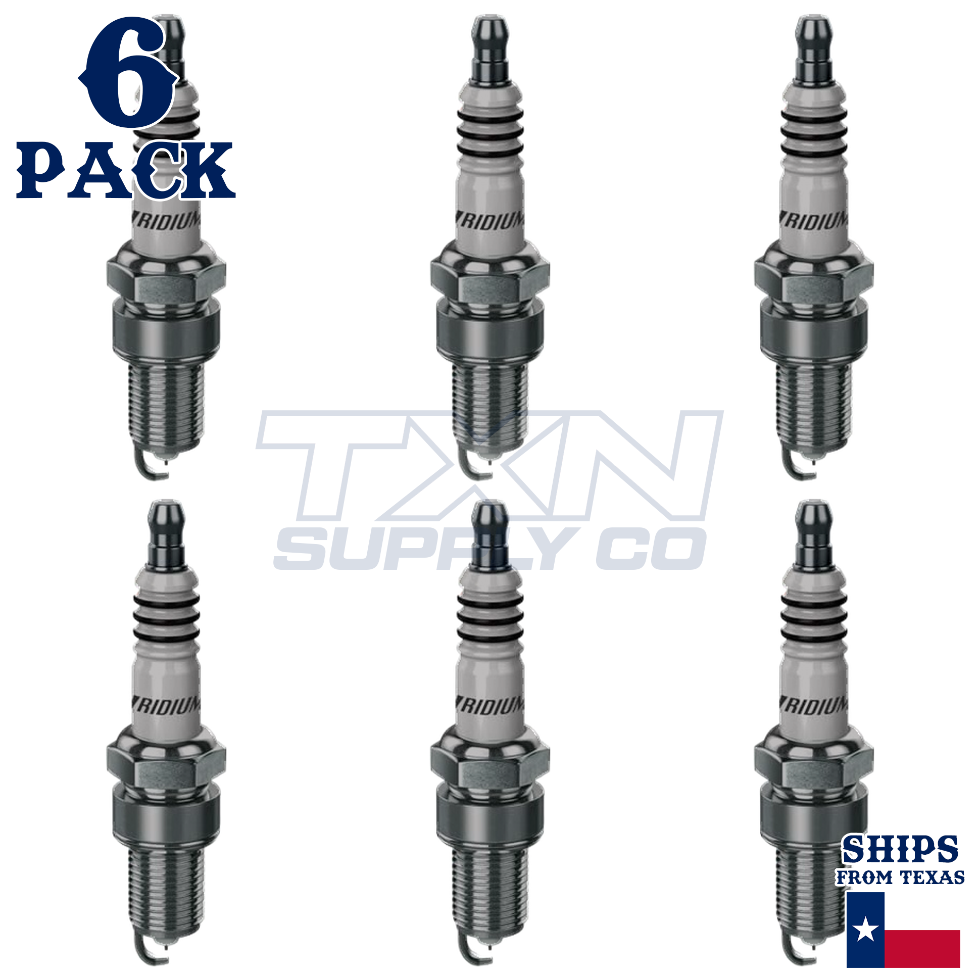 NGK 6664 BR7EIX Spark Plugs 6 Pack