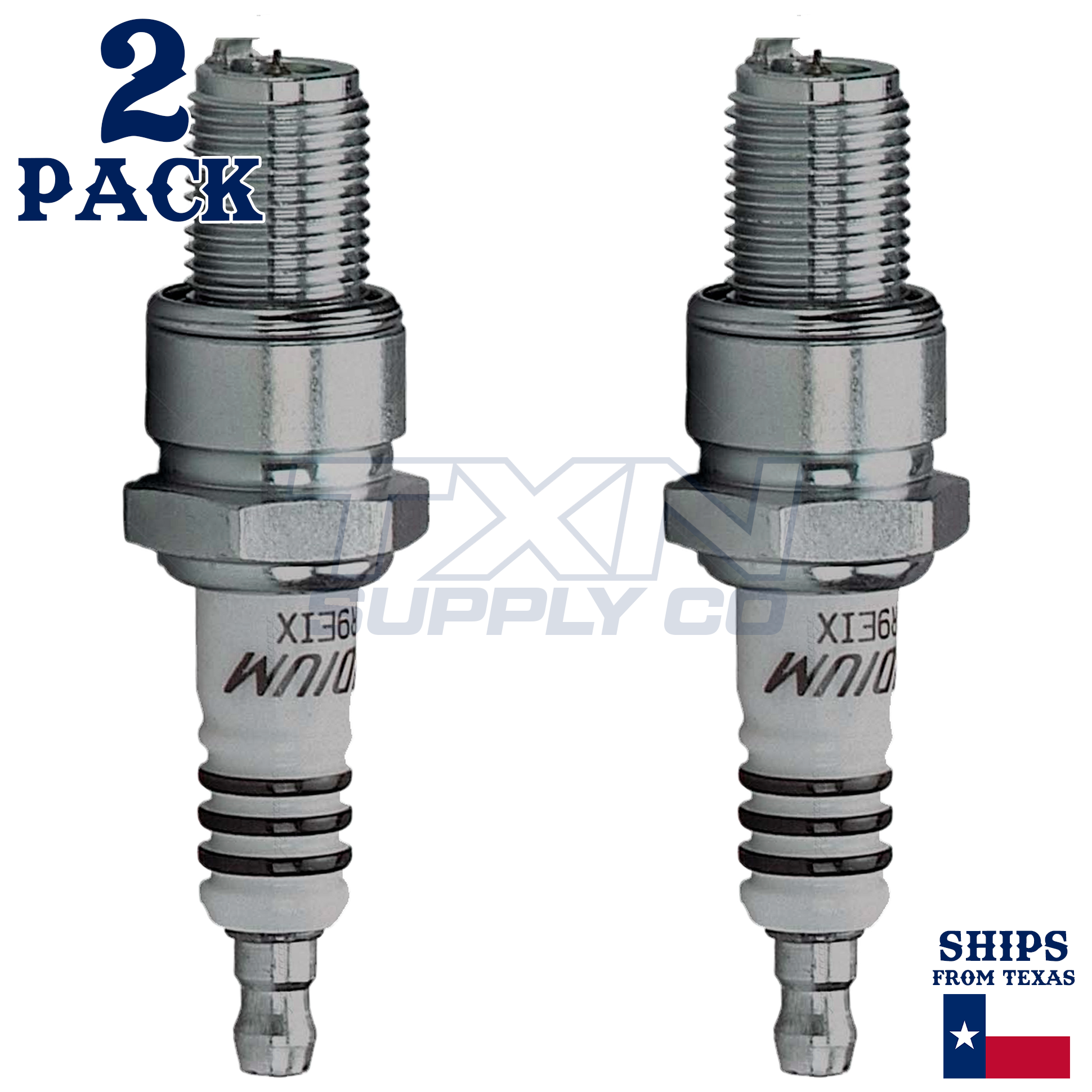 NGK 6681 DR8EIX Spark Plugs 2 Pack