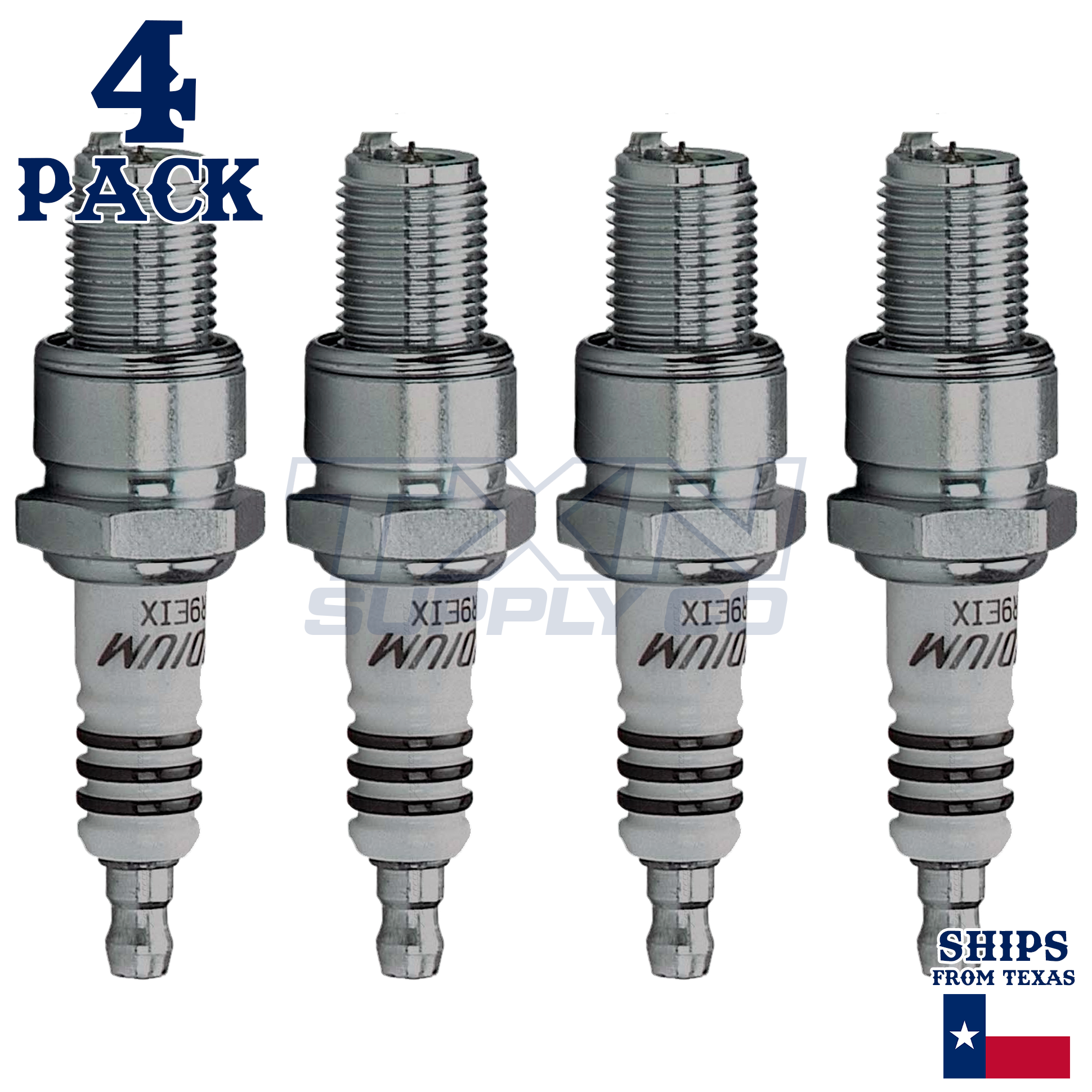 NGK 6681 DR8EIX Spark Plugs 4 Pack