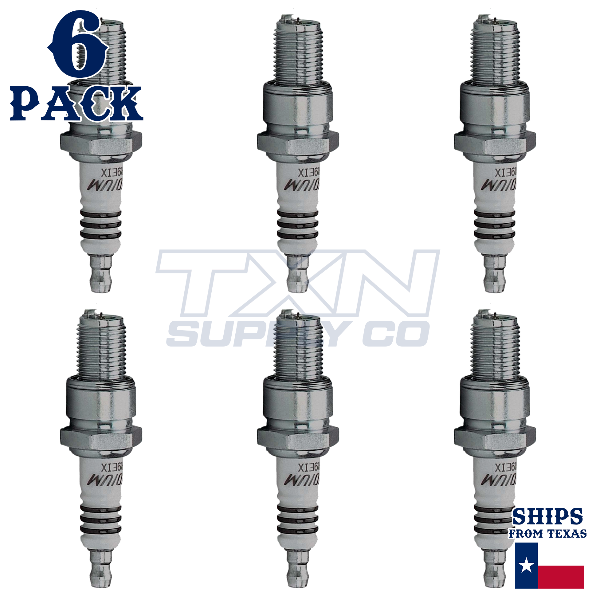 NGK 6681 DR8EIX Spark Plugs 6 Pack