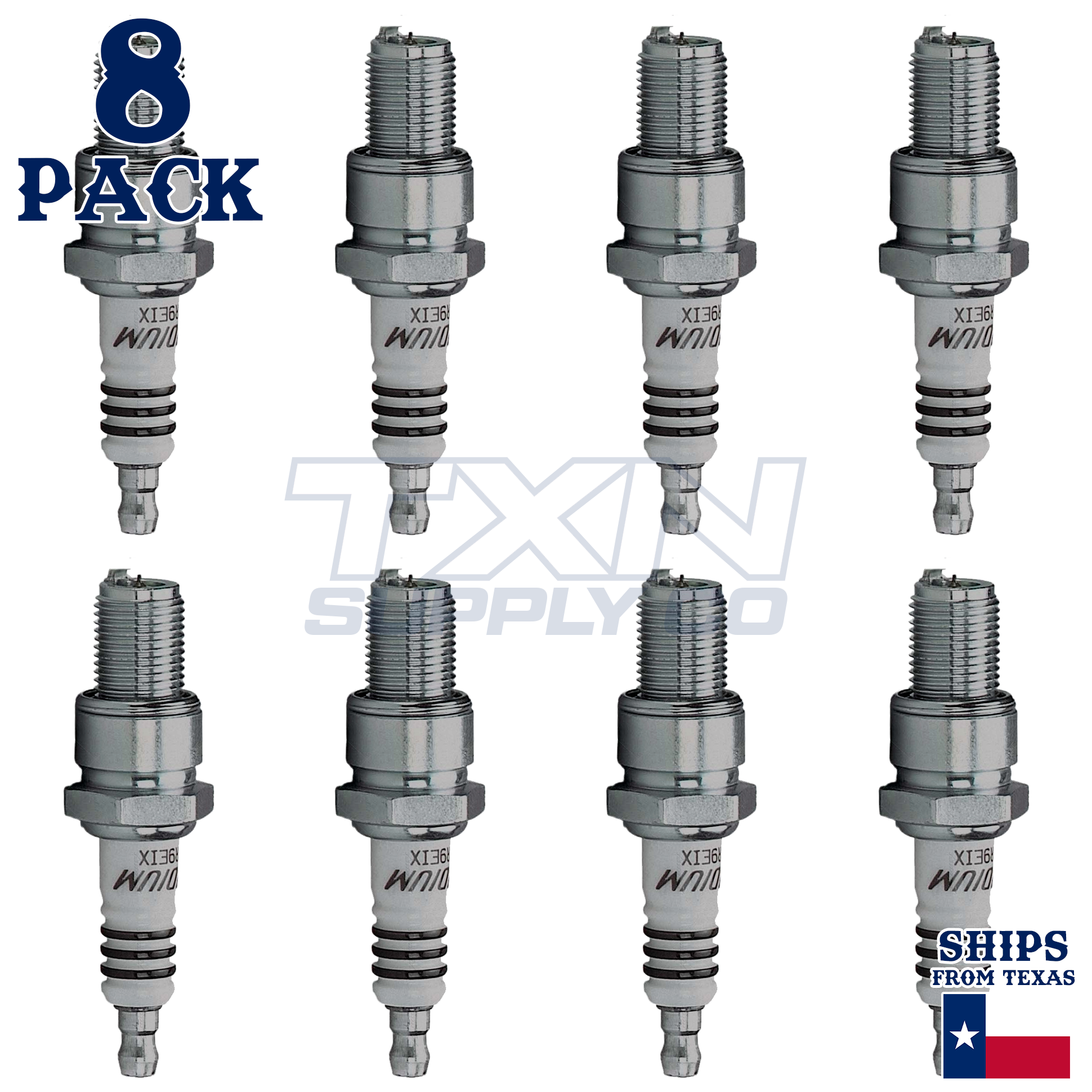 NGK 6681 DR8EIX Spark Plugs 8 Pack