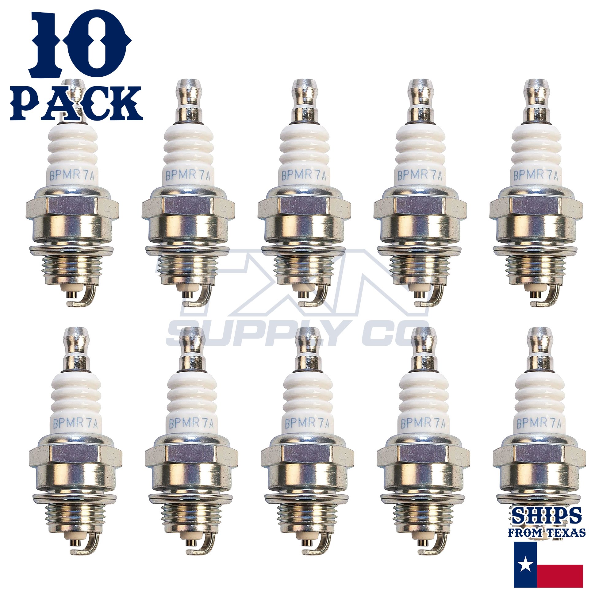 10 Pack NGK Spark Plug - For 445 Husqvarna Chainsaw - Image 2