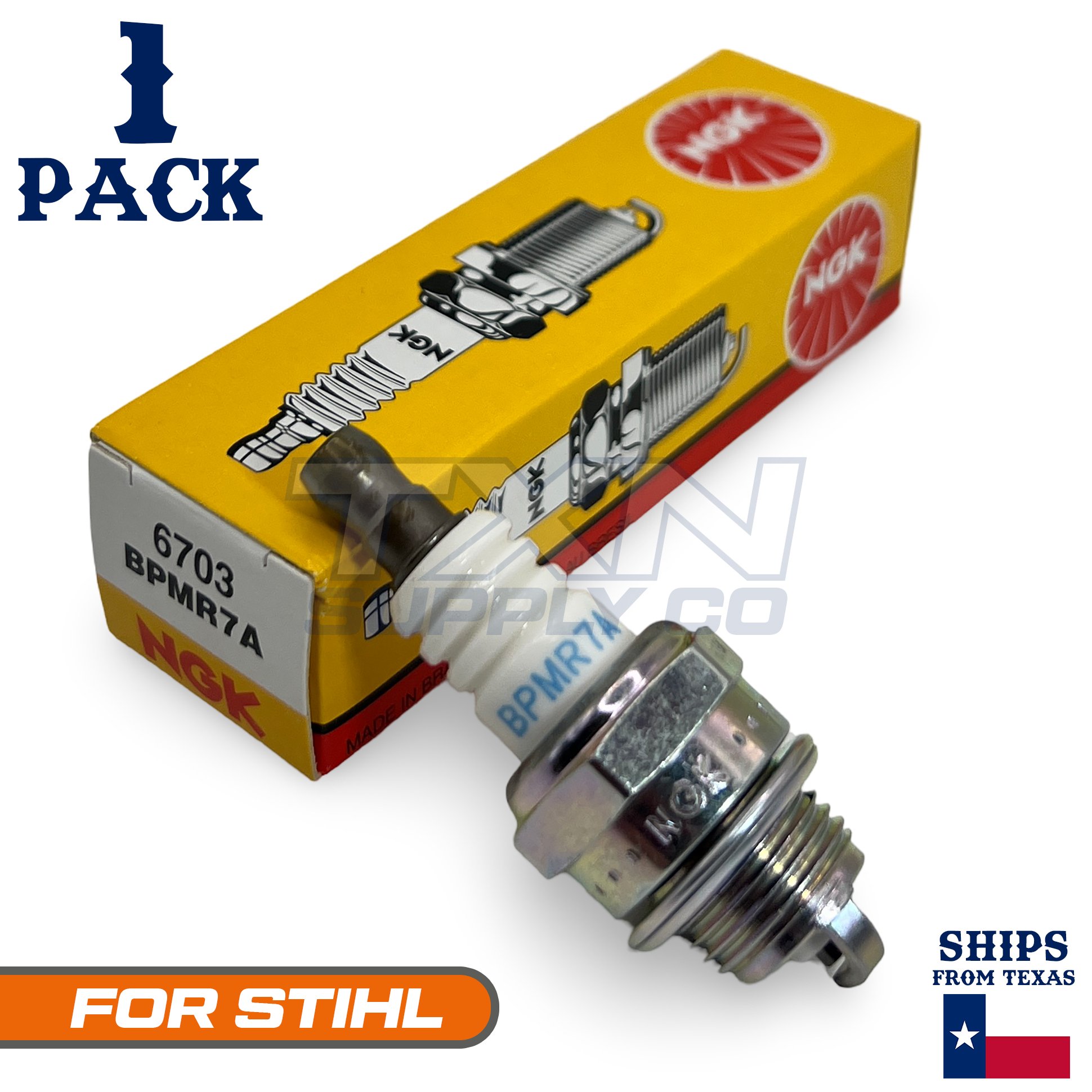 1 Pack NGK Spark Plug - For STIHL Trimmer Cutter FH 75 - Image 1