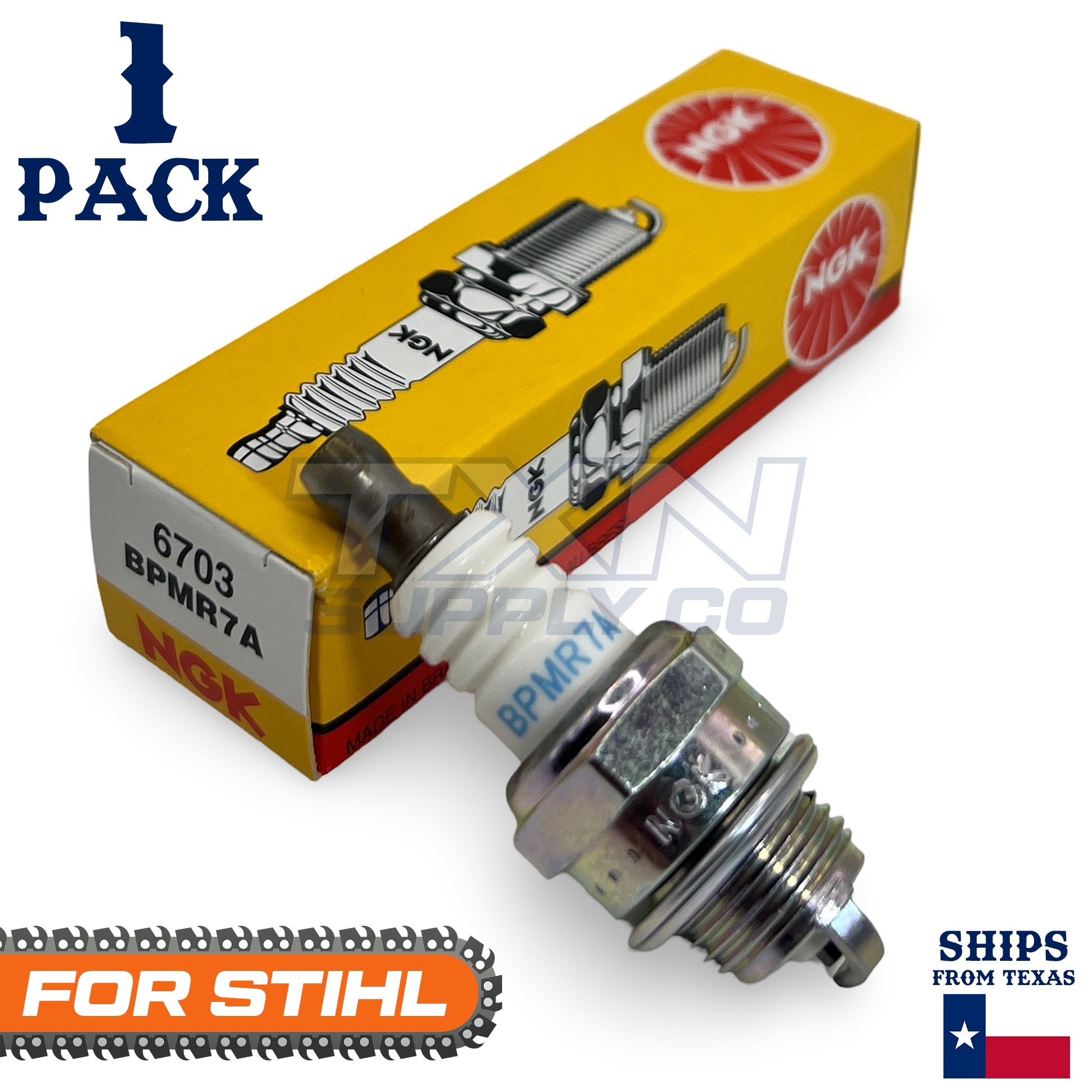 1 Pack NGK Spark Plug - For 024 STIHL Chainsaw - Image 1