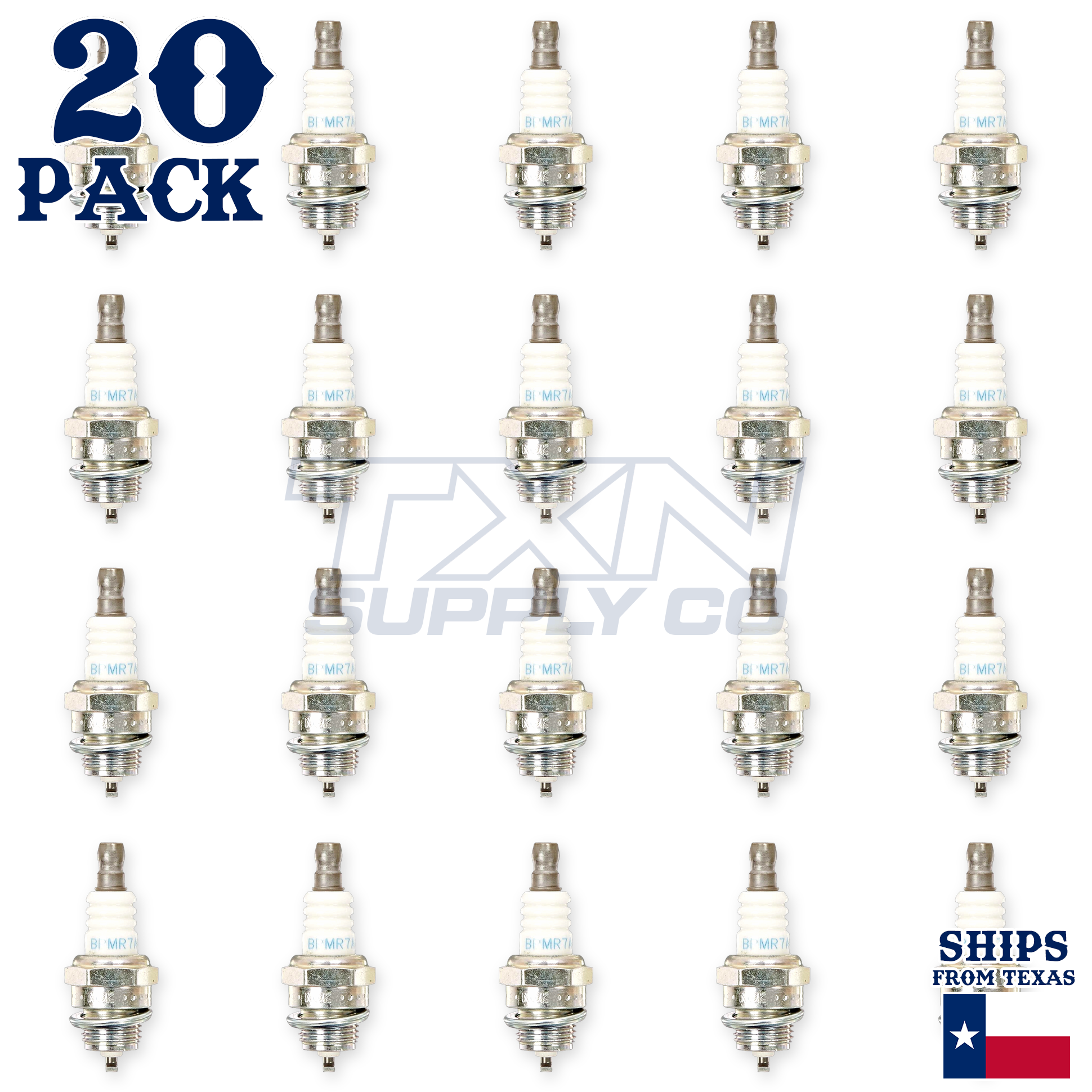 (20) NGK 6703 Spark Plug BPMR7A - 20 Spark Plugs - Image 2