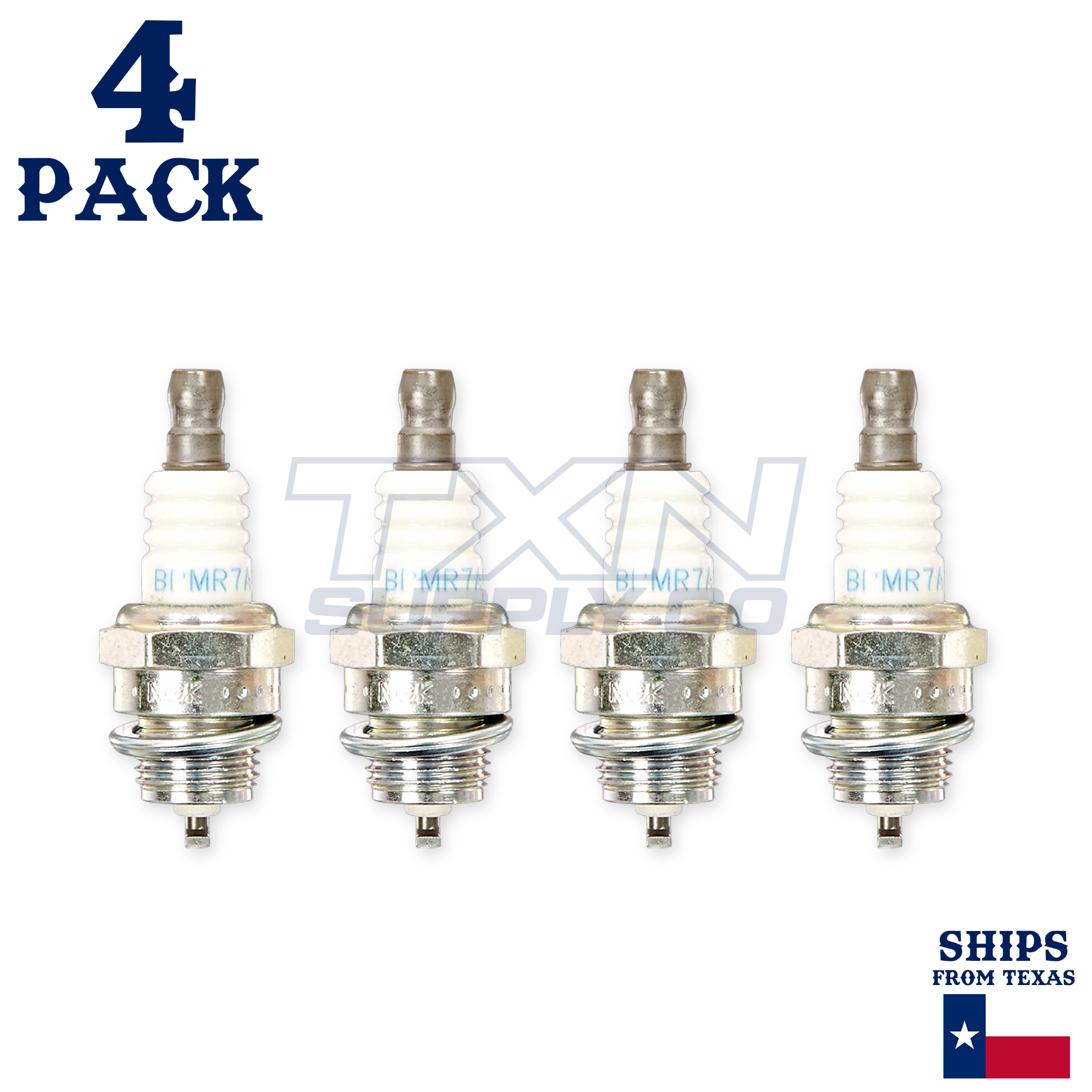 NGK 6703 Spark Plug BPMR7A - 4 Pack - For Chainsaws 350 455 445 028 - Image 2