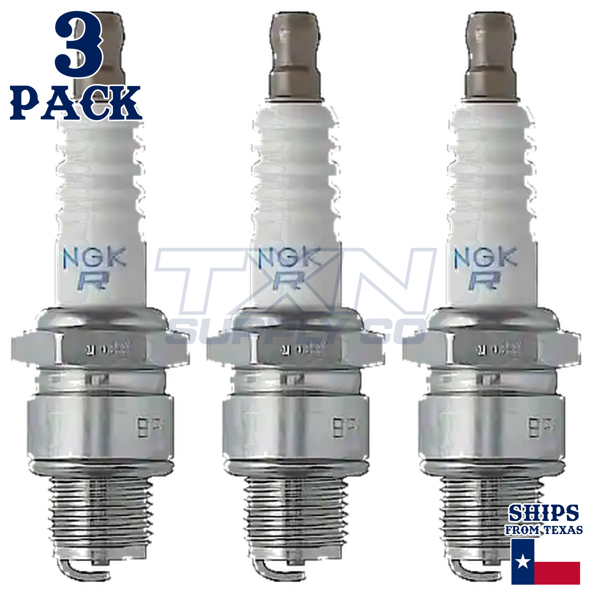 3 NGK Spark Plugs - For Yamaha Waverunner GP1200R Watercraft - Image 2