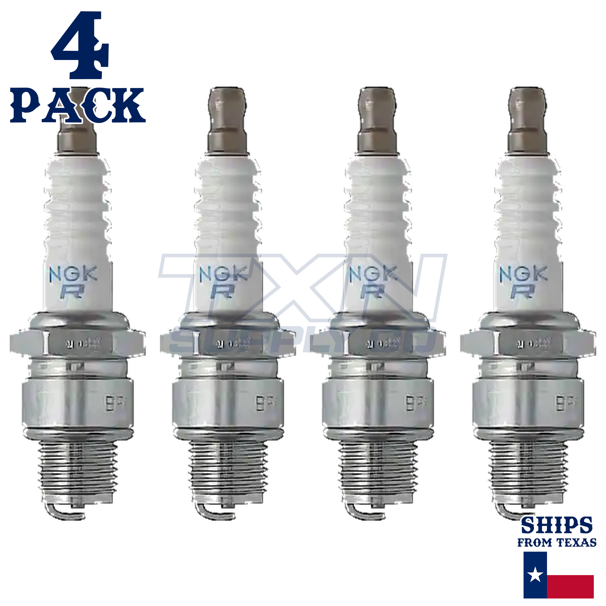 4 NGK Spark Plugs - For Yamaha Wavejammer 500 Watercraft - Image 2