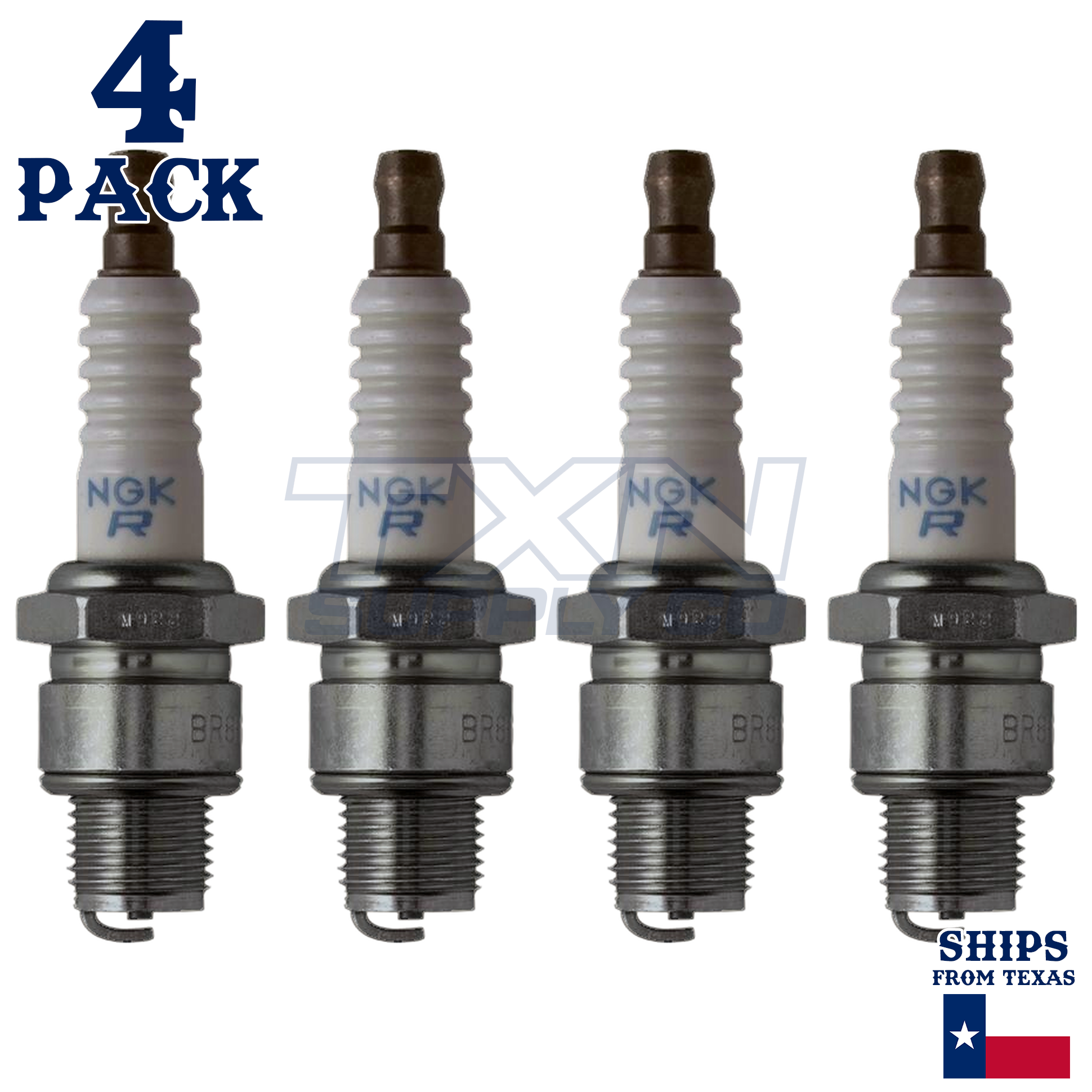 NGK 6715 Spark Plugs 4 Pack - Image 1