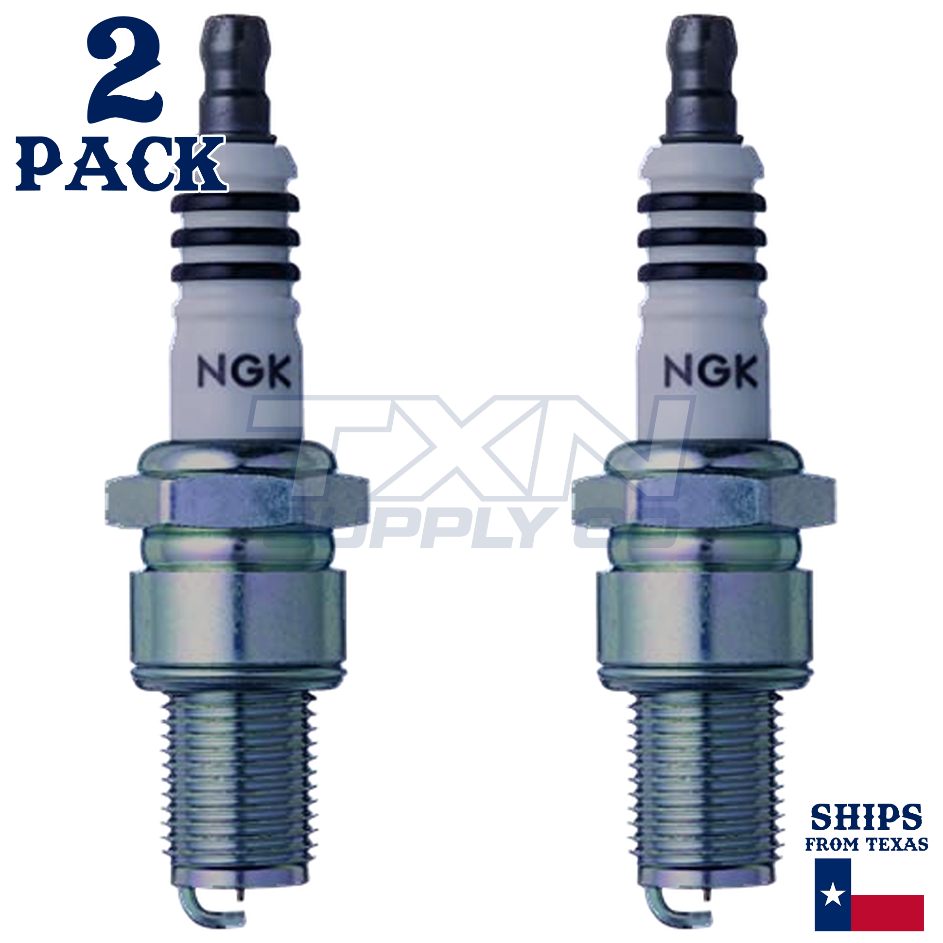 NGK 6747 BR8EIX Spark Plugs 2 Pack