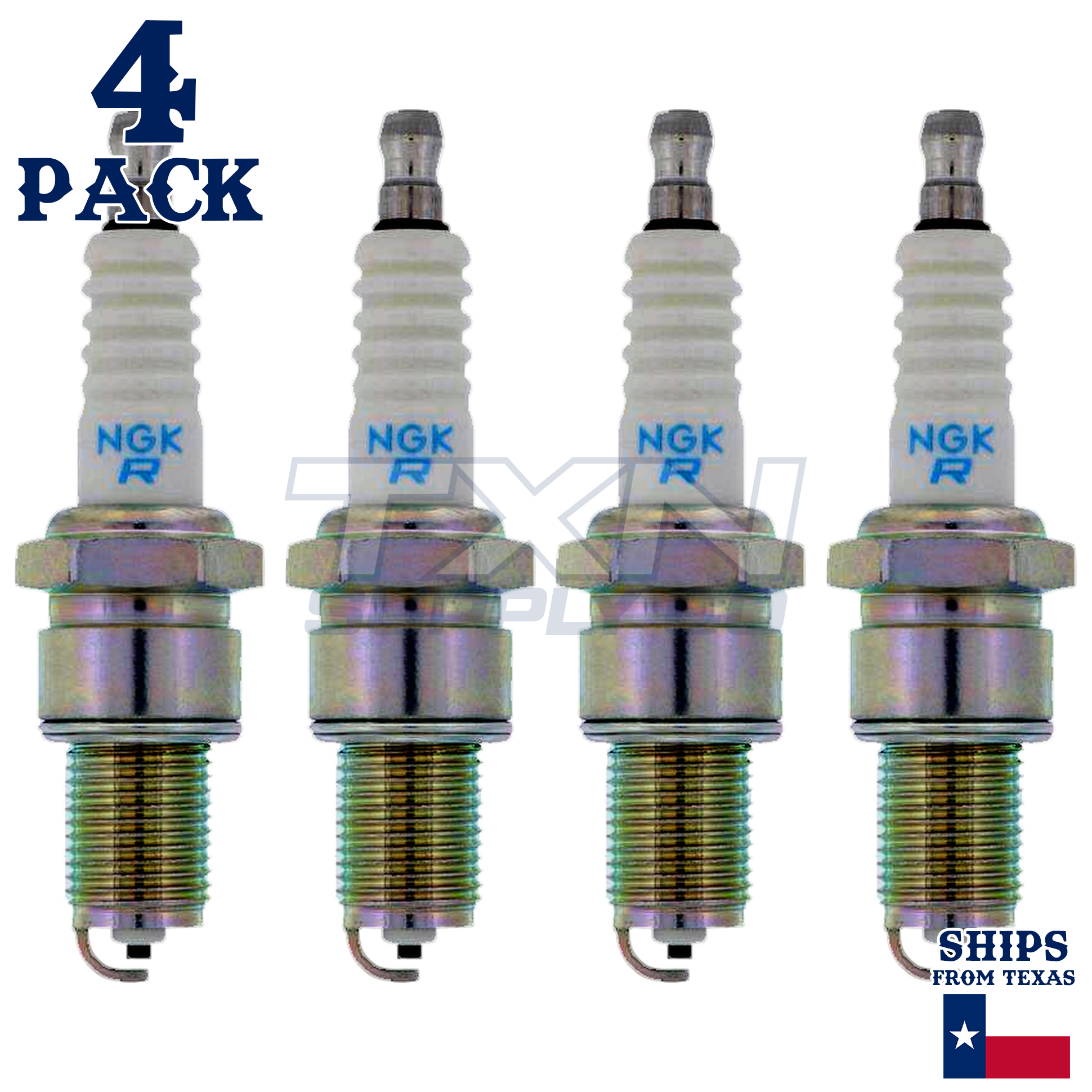 NGK 6775 Spark Plugs 4 Pack - Image 1