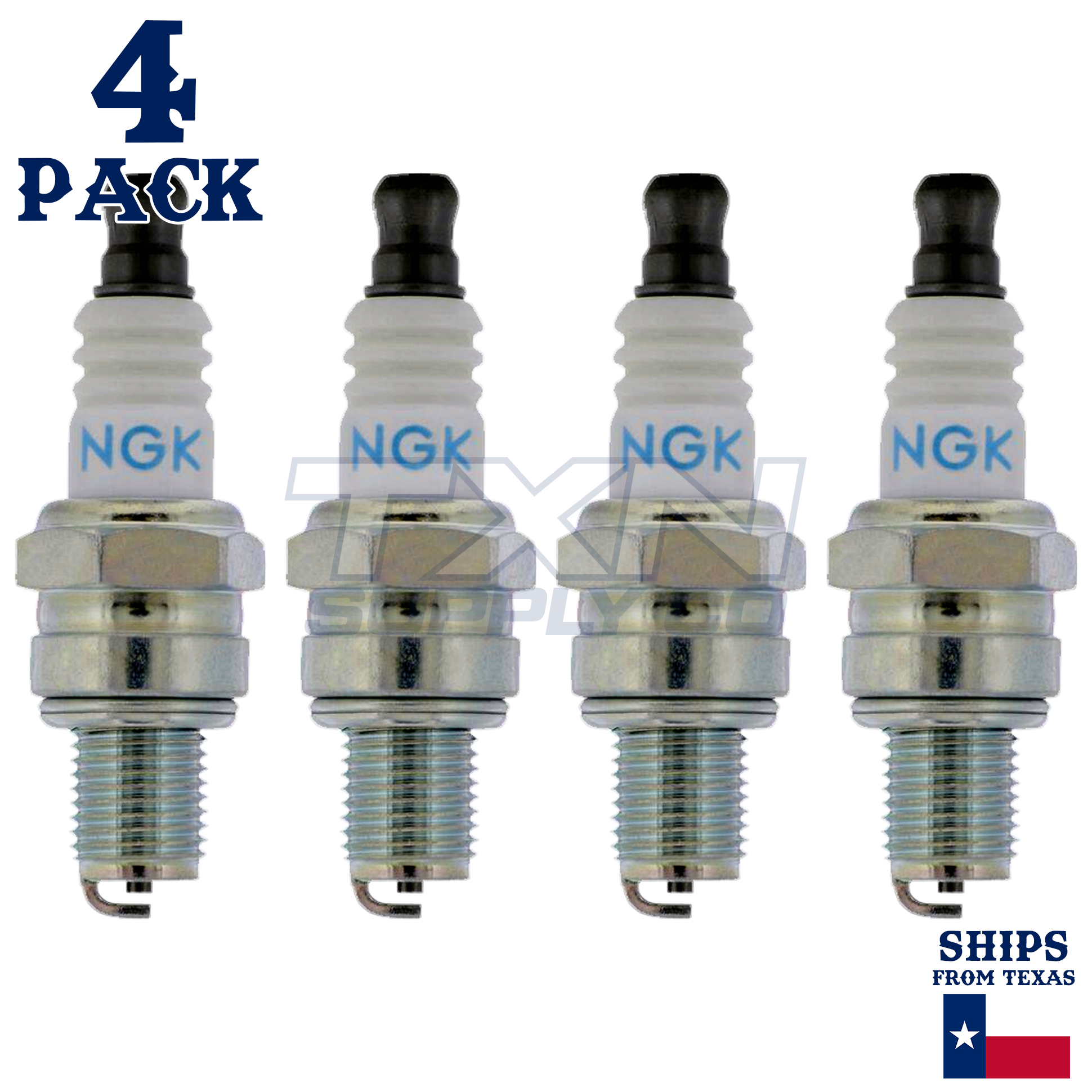 NGK 6776 Spark Plugs 4 Pack - Image 1