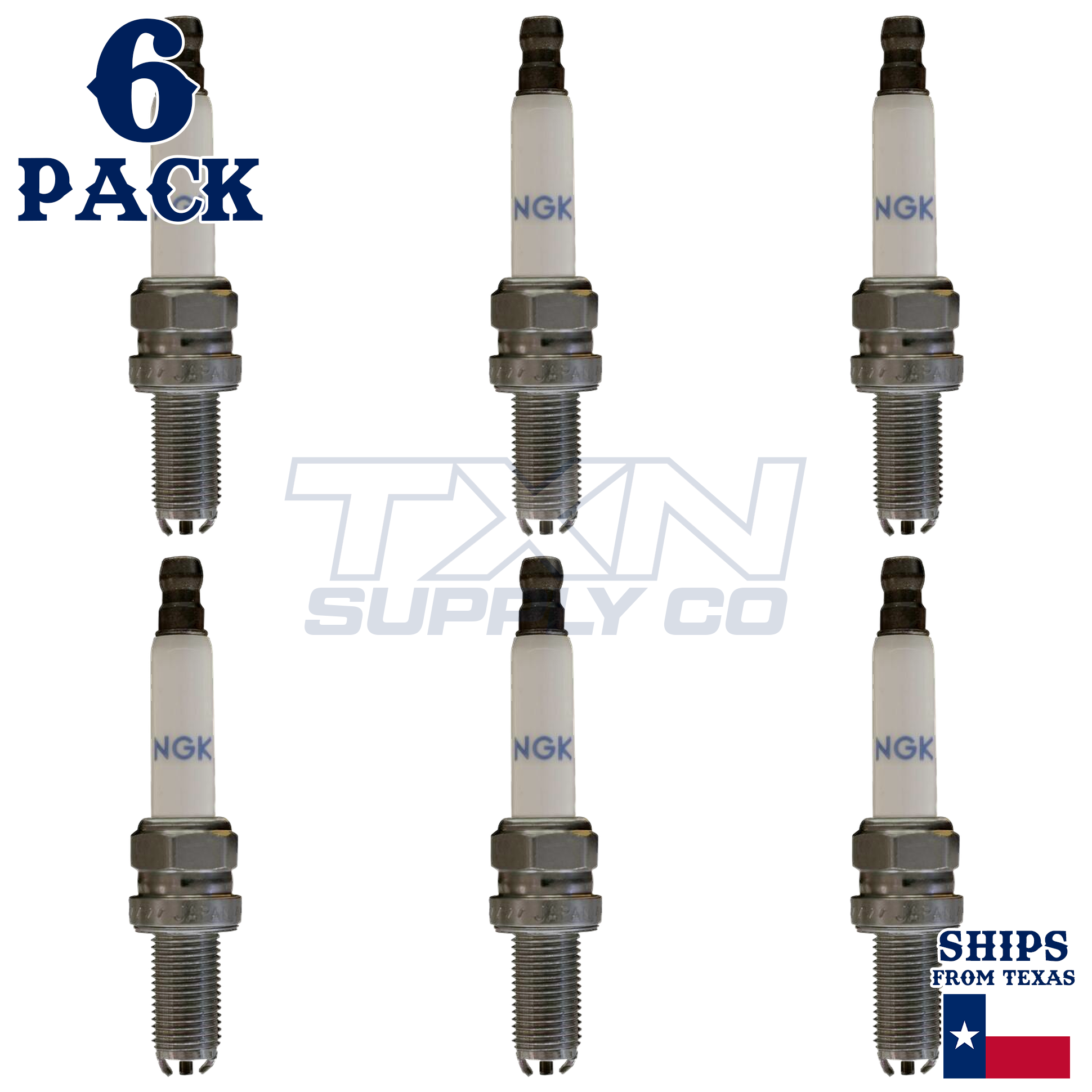 NGK 6869 Spark Plugs 6 Pack - Image 1