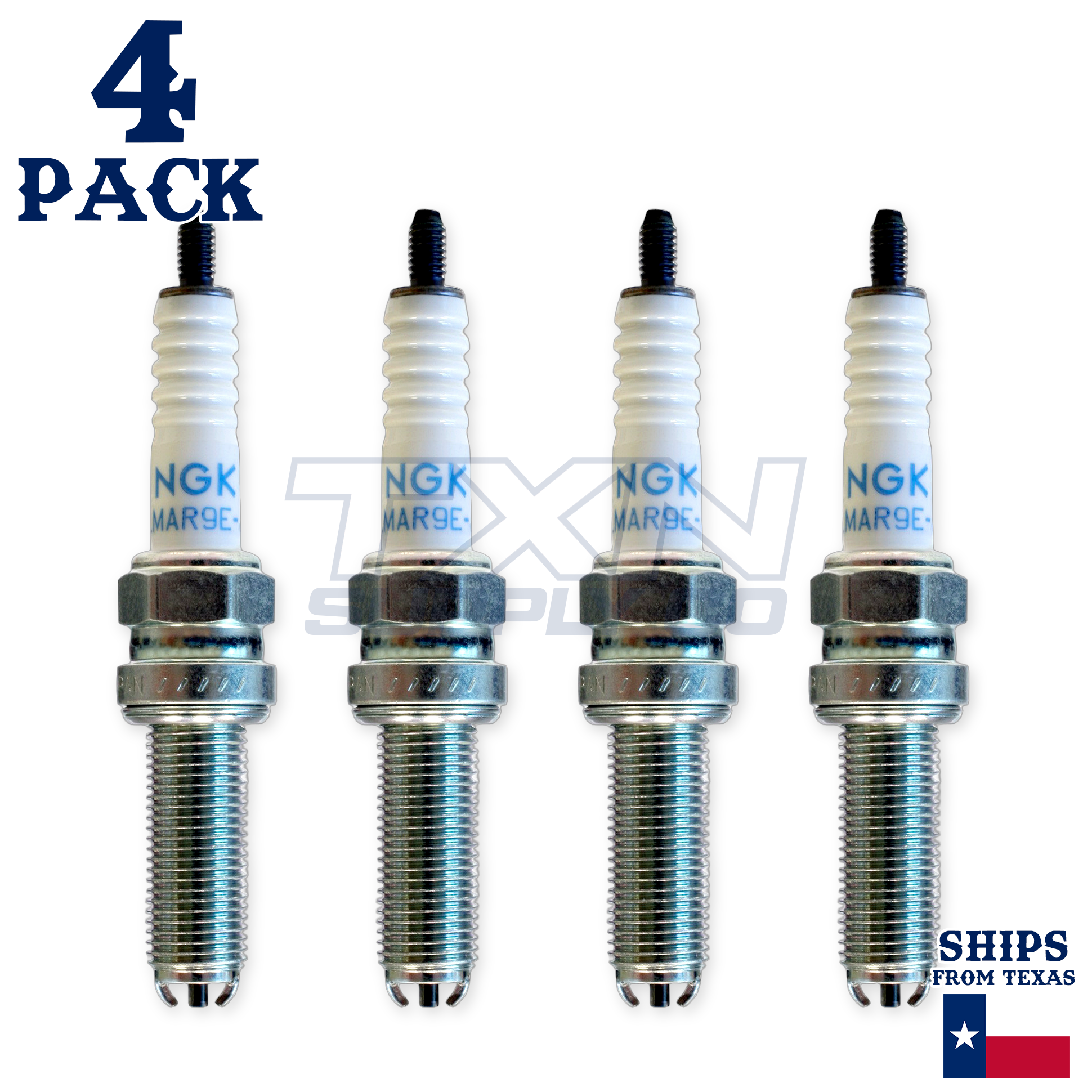 4 NGK Spark Plug - For YZF-R1 M Yamaha Motorcycle - Image 2
