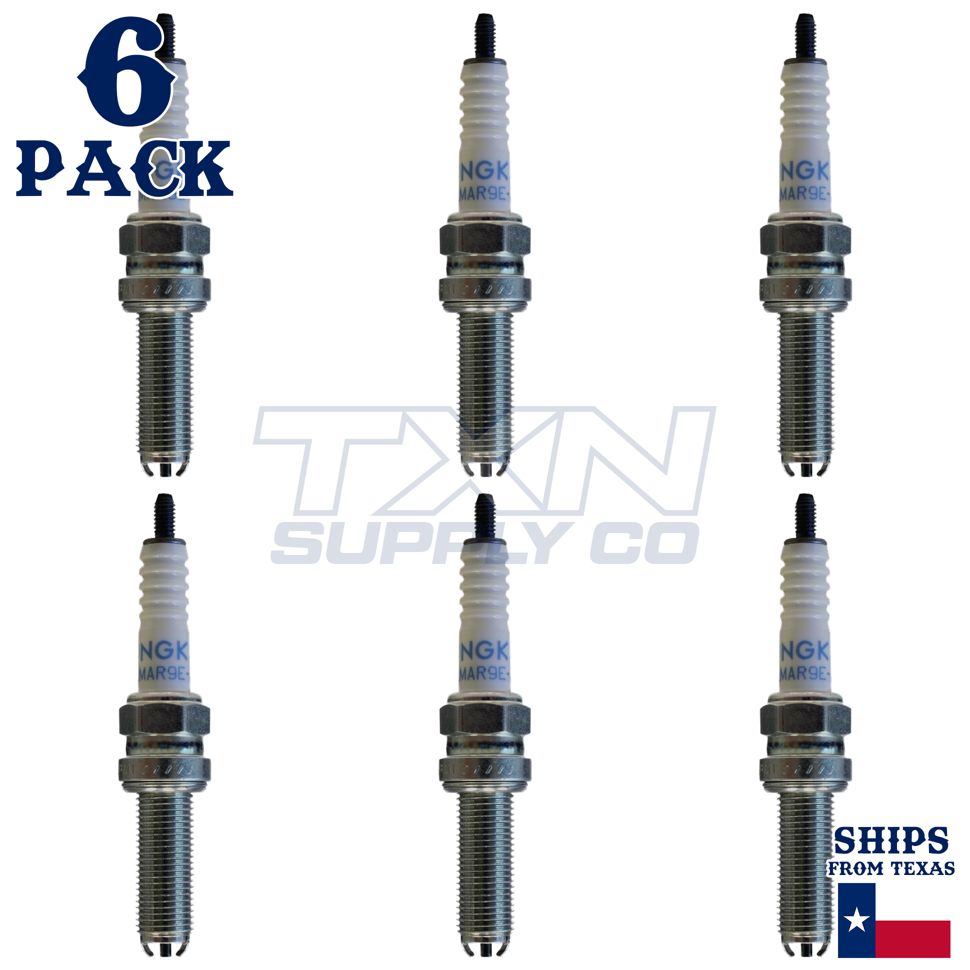 NGK 6884 Spark Plugs 6 Pack - Image 1