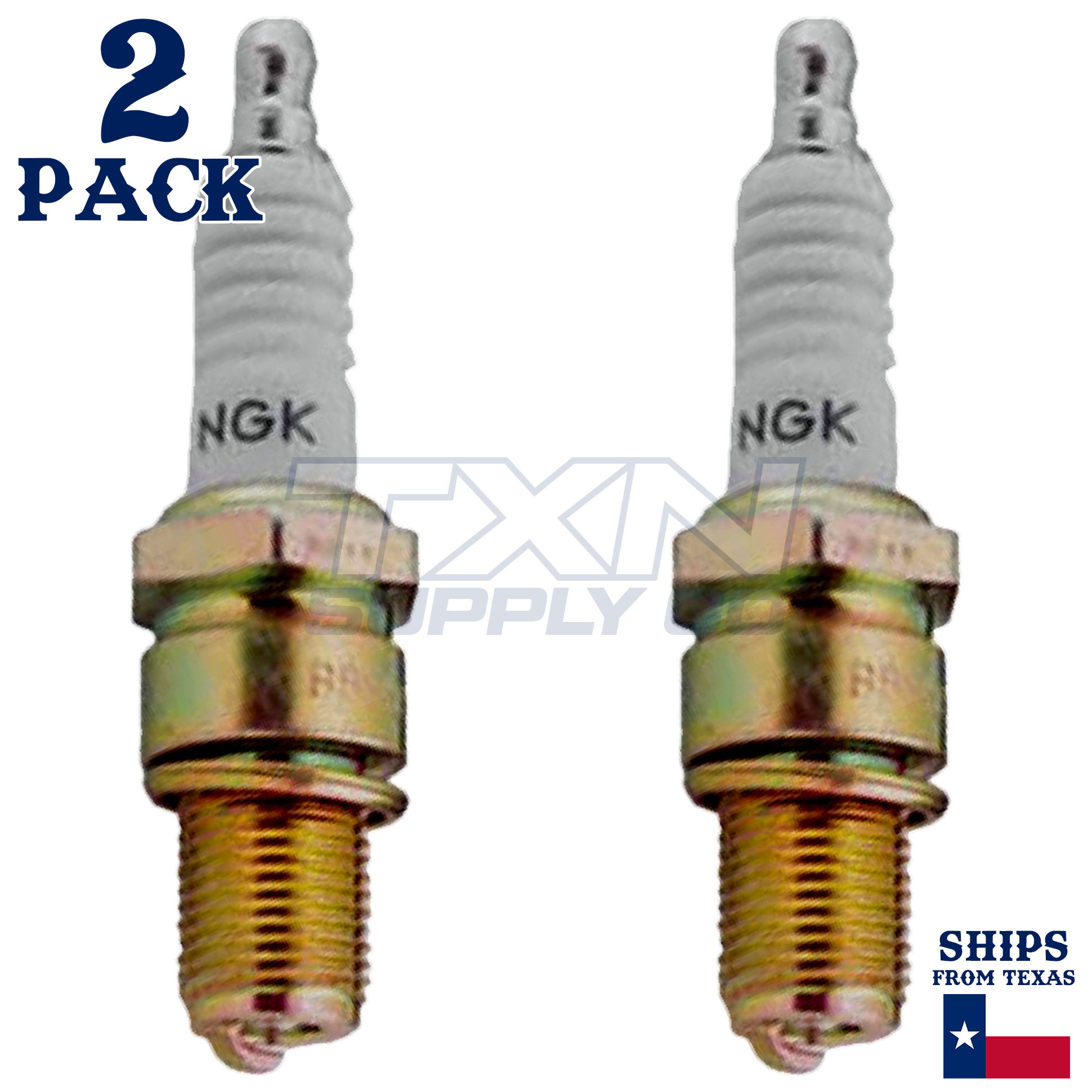 NGK 6899 CPR6EA-9 Spark Plugs 2 Pack