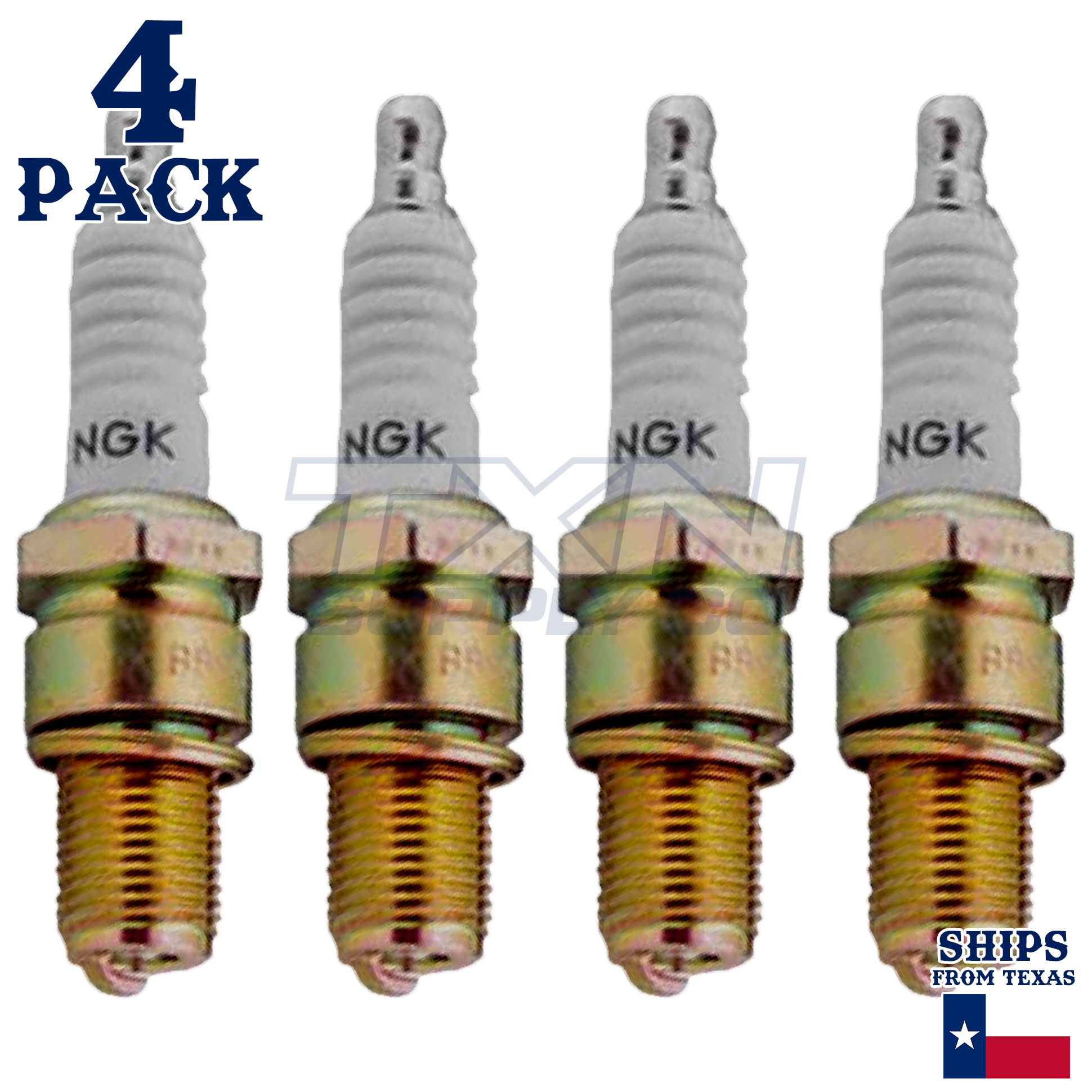 NGK 6899 CPR6EA-9 Spark Plugs 4 Pack