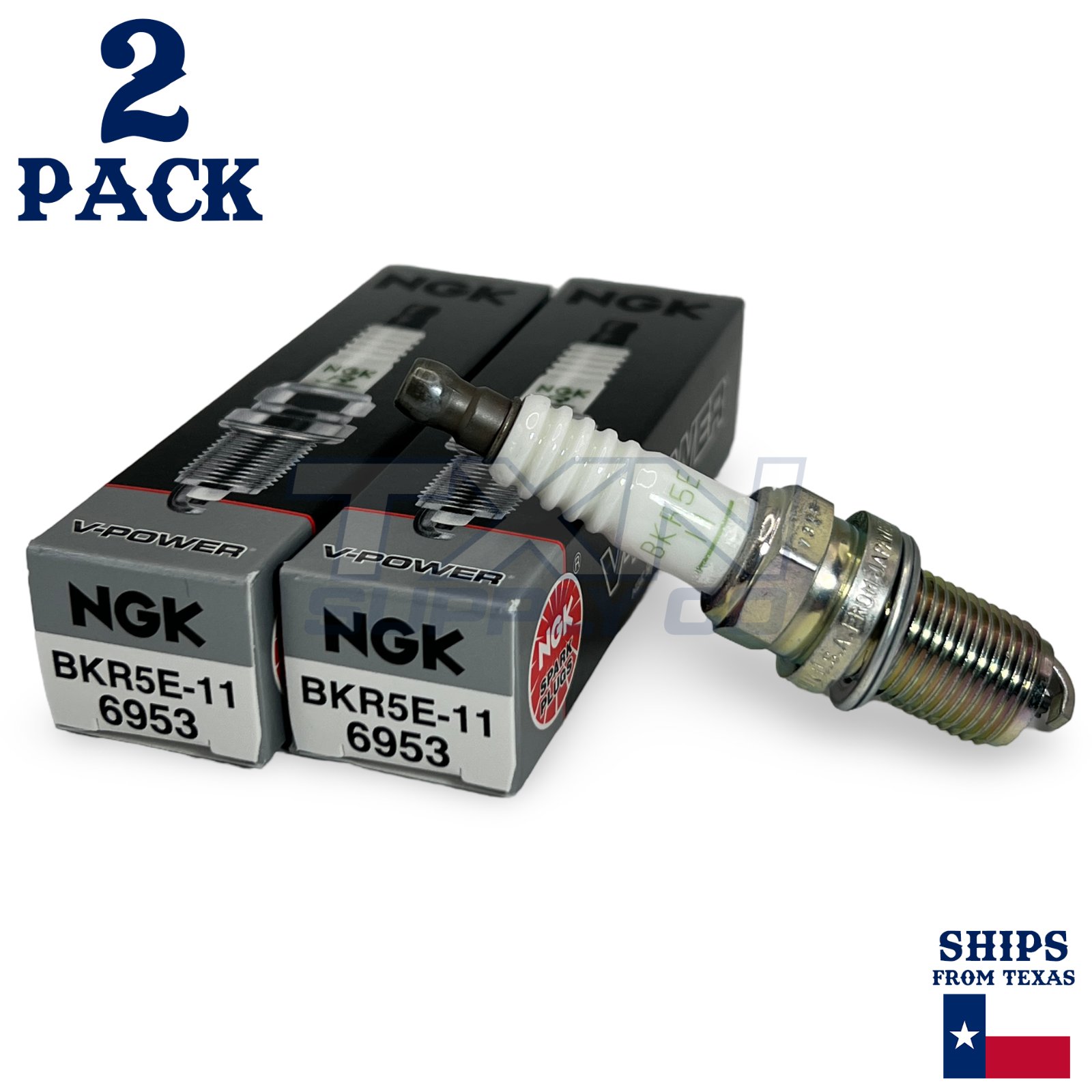2 Pack NGK Spark Plug - For Honda TRX500 Foreman ATV - Image 1