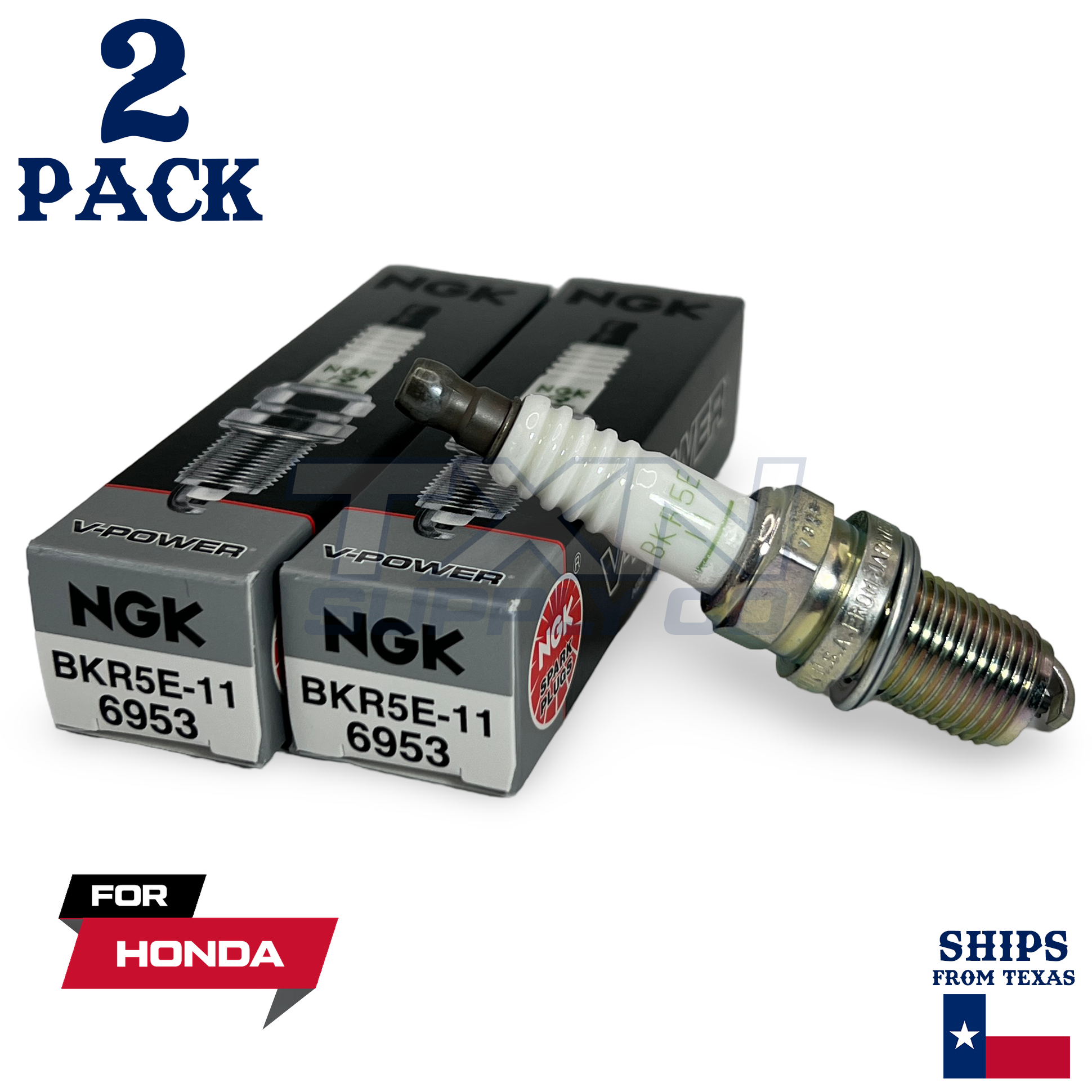 2 Pack NGK Spark Plug - For Honda TRX500 Foreman ATV