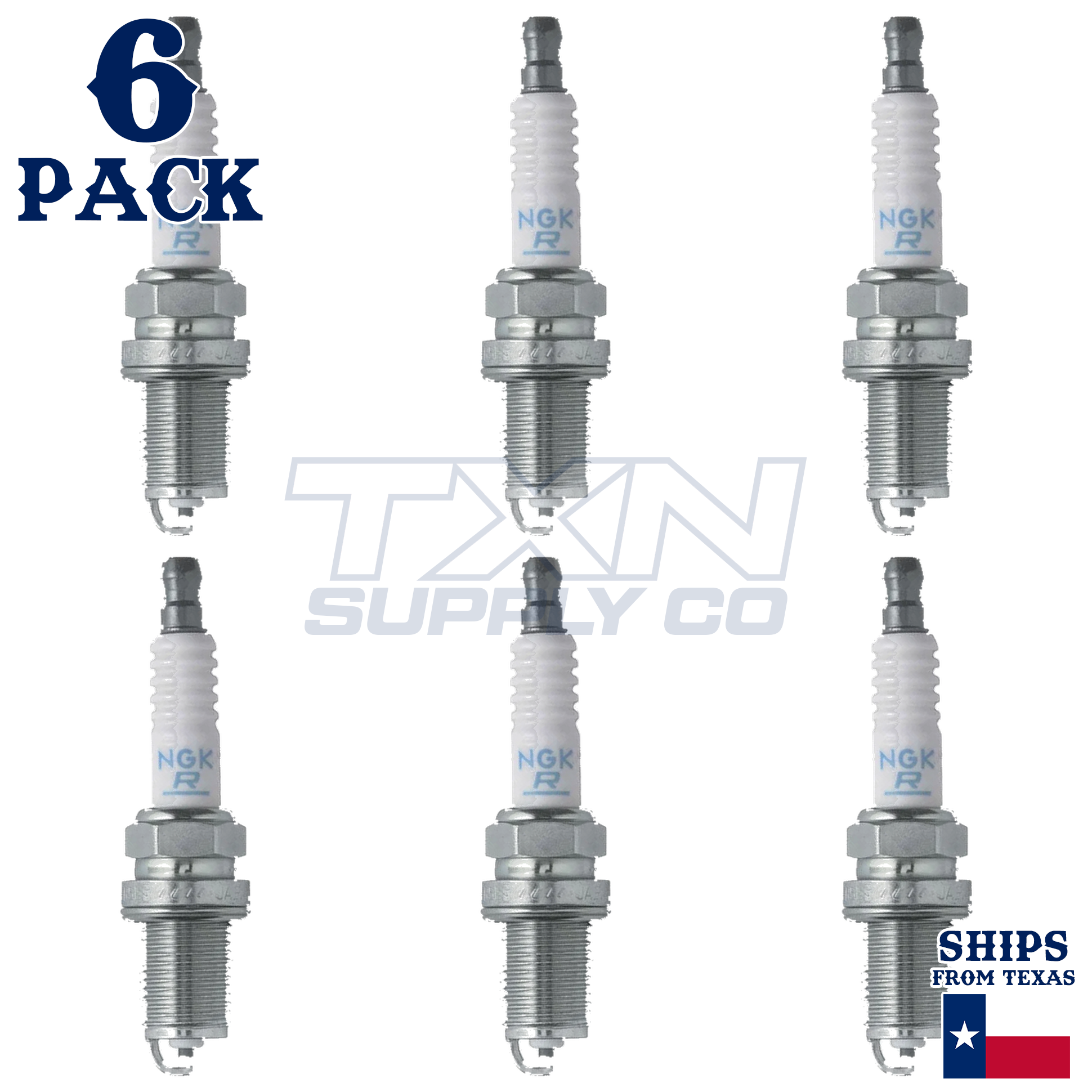 6 Pack NGK V-Power Spark Plugs 1999-2004 Mitsubishi Montero Sport 3.5L V6 - Image 1